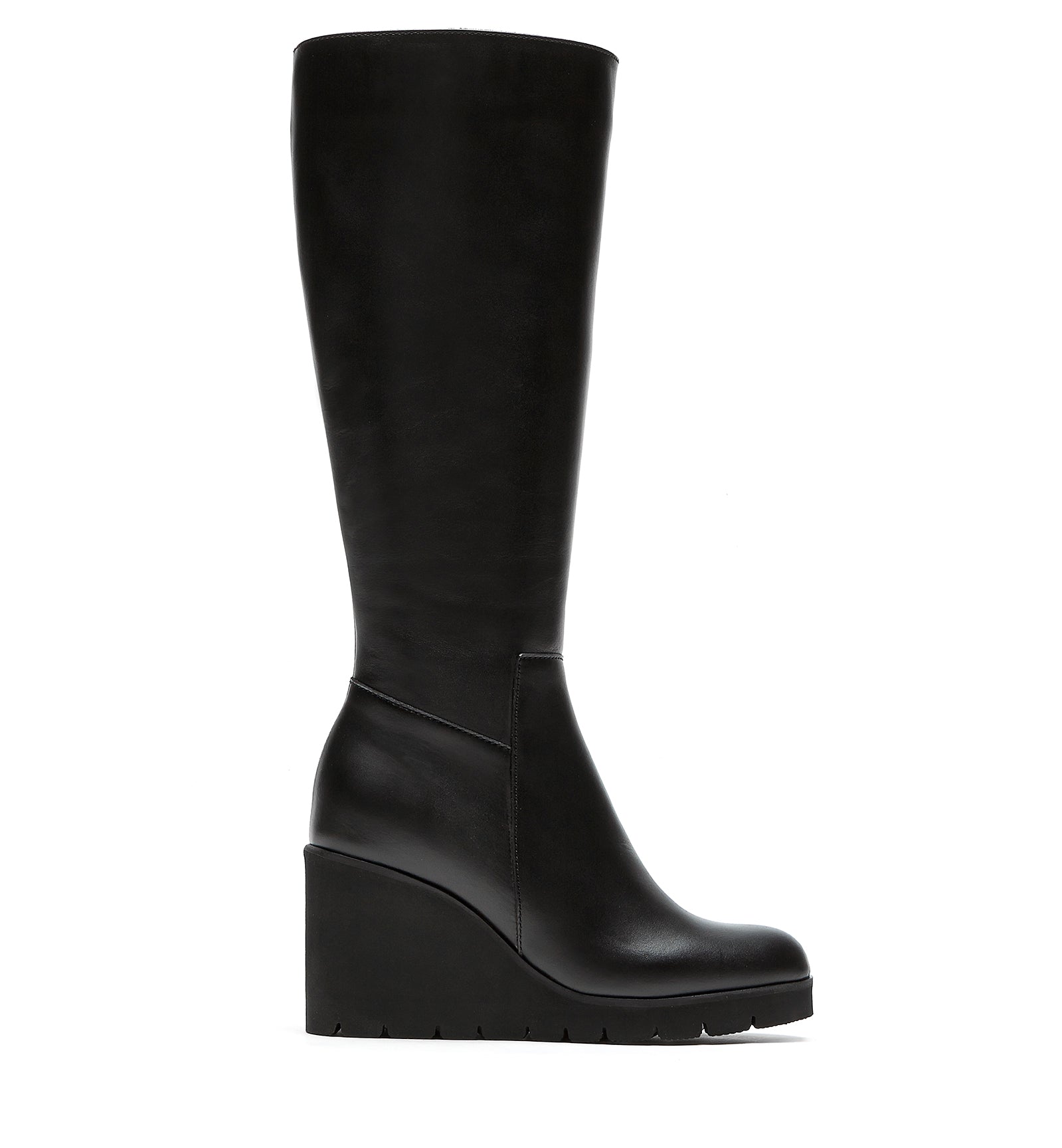 GOUP LEATHER WEDGE BOOT