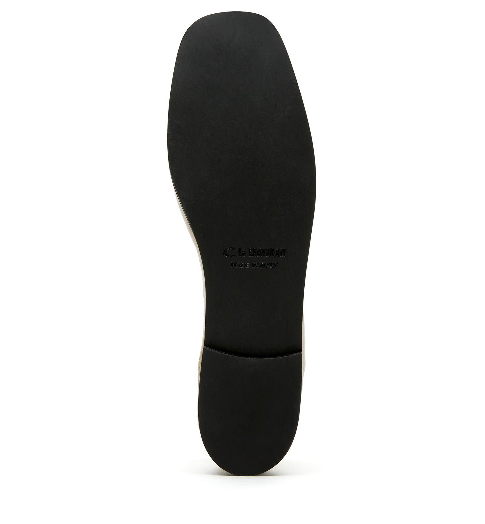 GREY LEATHER MARY JANE FLAT - La Canadienne