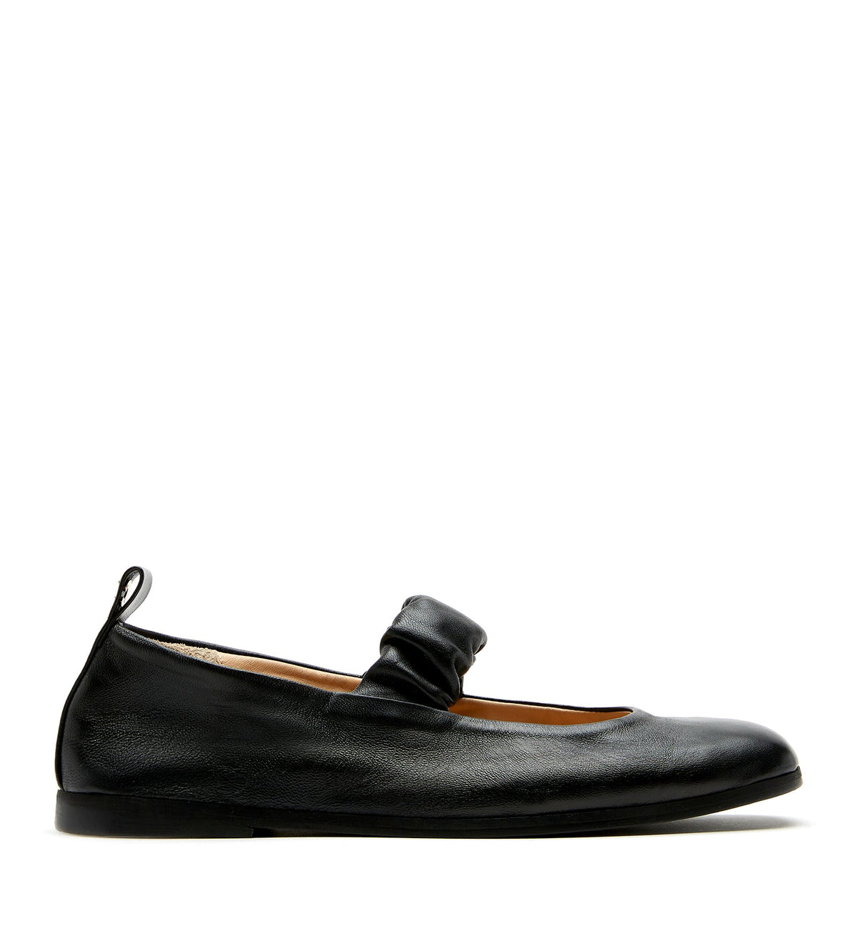 LEATHER MARY JANE FLAT
