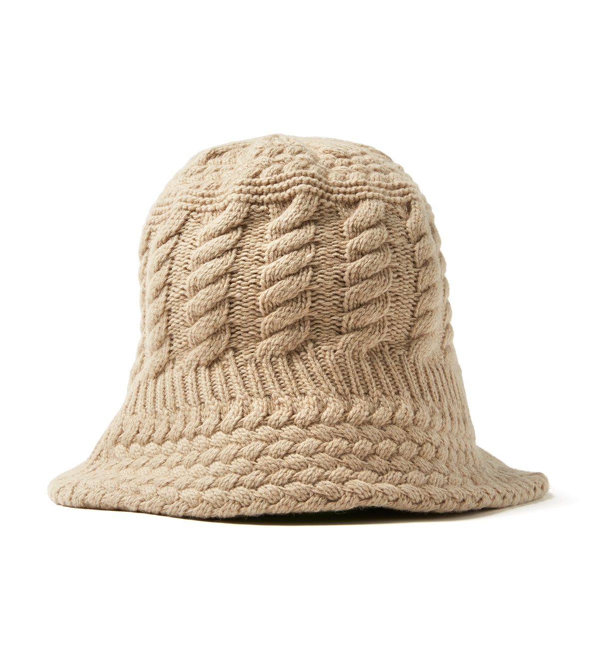 HABISCUS BONNET EN TRICOT TORSADÉ