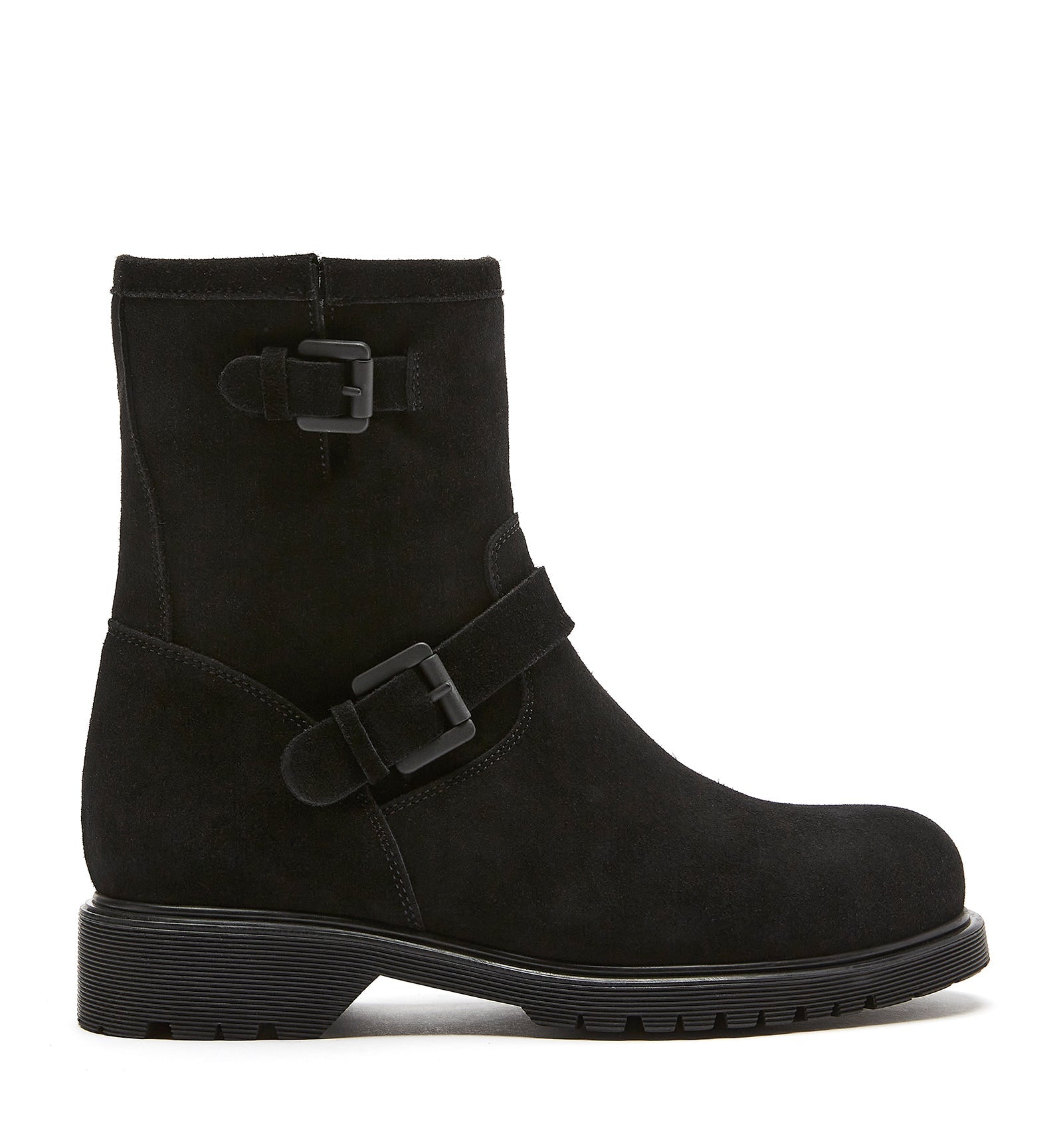 HANNA SHEARLING - LINED SUEDE BOOTIE - La Canadienne