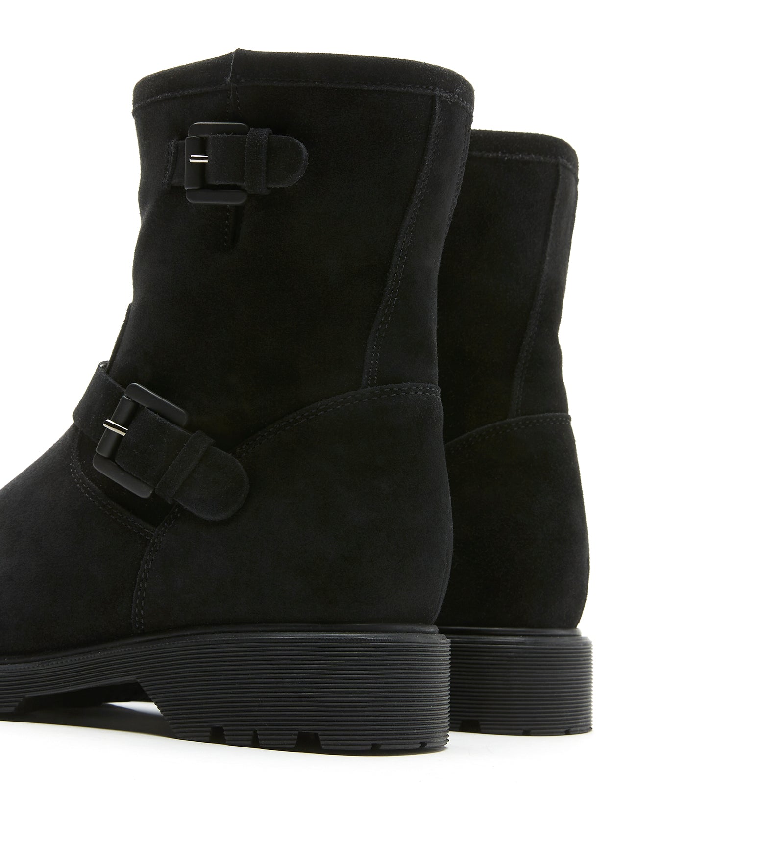 HANNA SHEARLING-LINED SUEDE BOOTIE