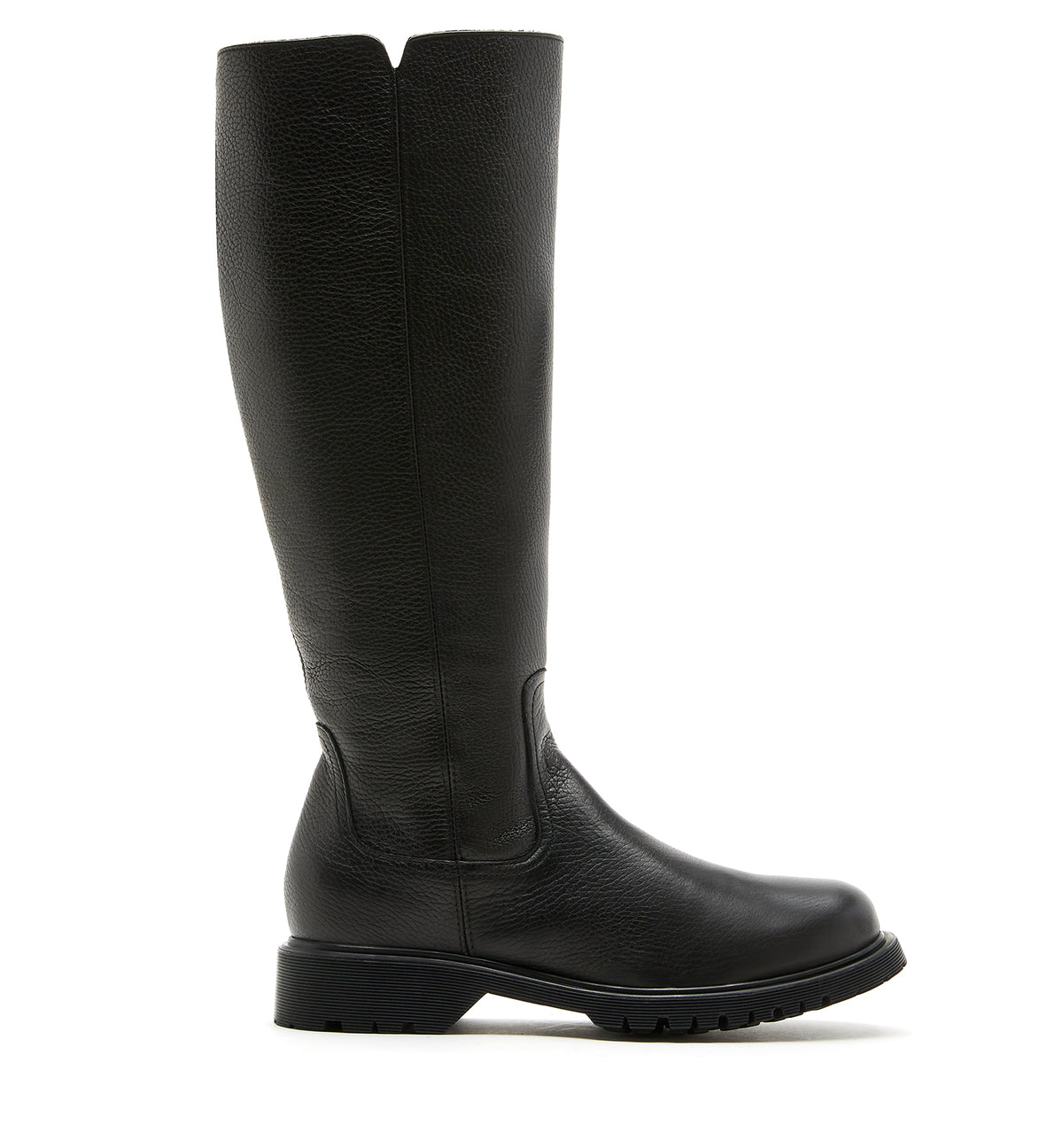 HARRY SHEARLING LINED PEBBLE LEATHER BOOT