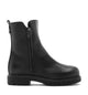 HYPE SHEARLING LINED PEBBLE LEATHER BOOTIE