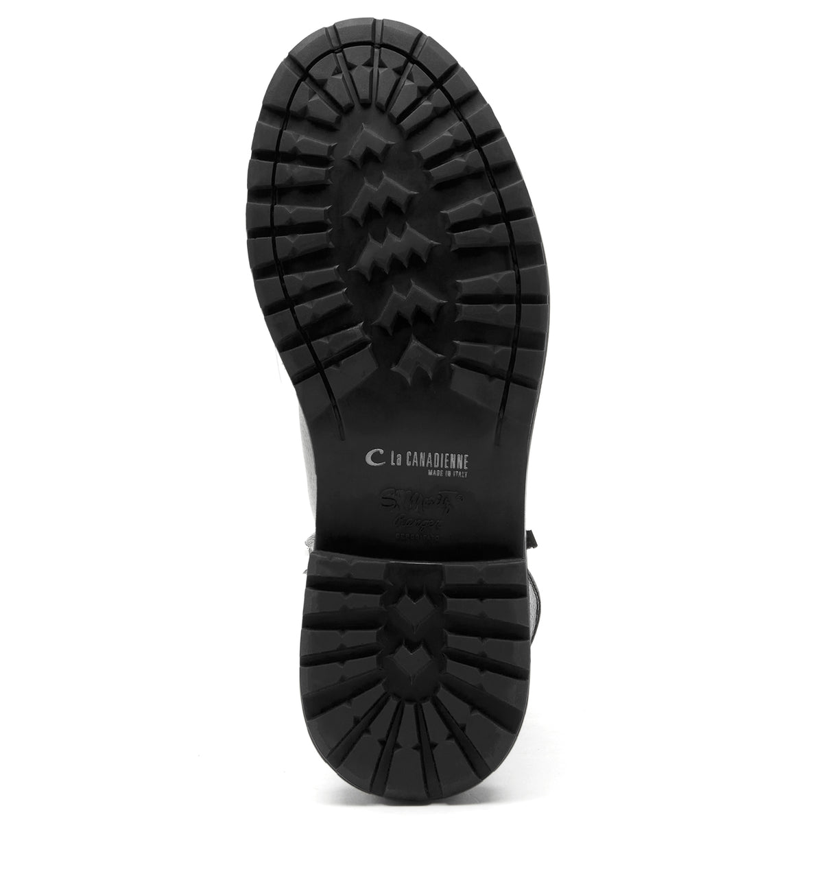 HYPE SHEARLING LINED PEBBLE LEATHER BOOTIE - La Canadienne