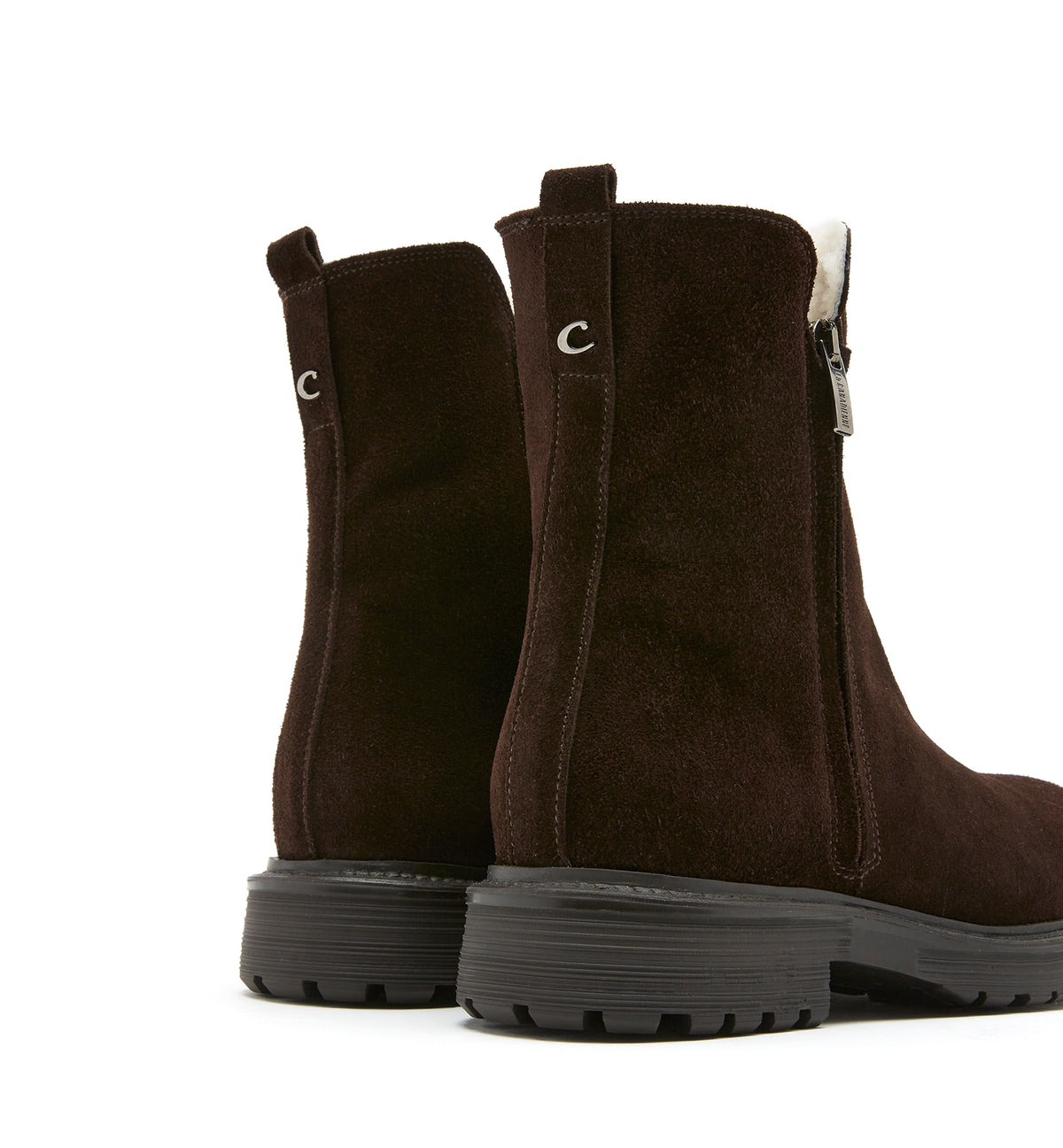 HYPE SHEARLING LINED SUEDE BOOTIE - La Canadienne