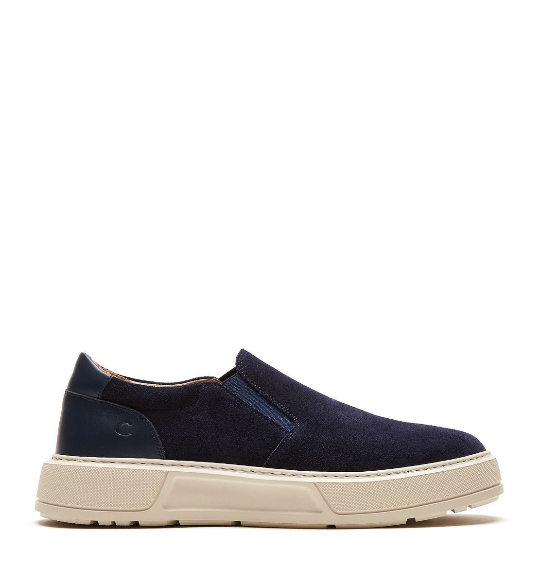 KARL MEN'S SUEDE SLIP-ON SNEAKER