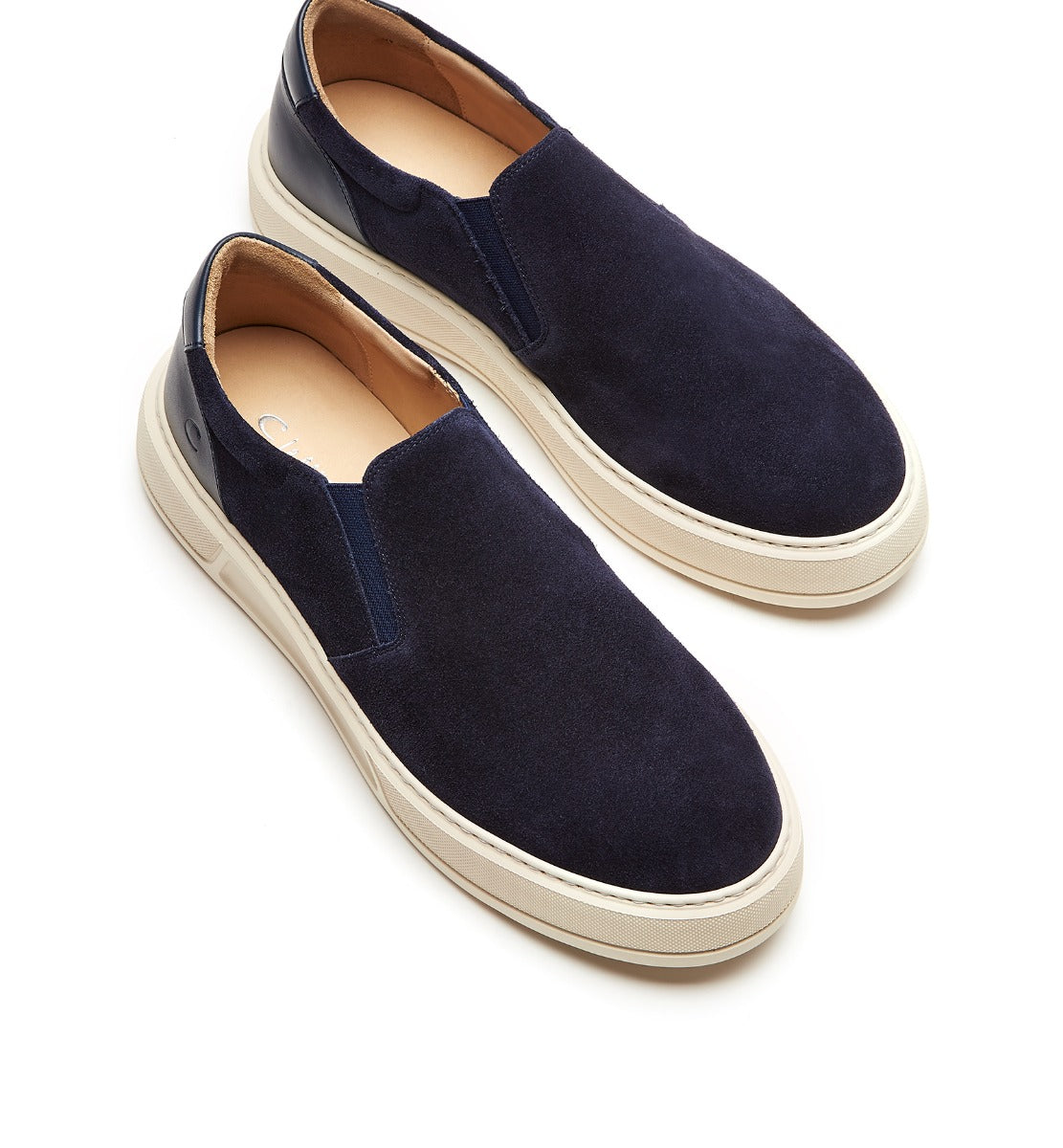 KARL MEN'S SUEDE SLIP-ON SNEAKER