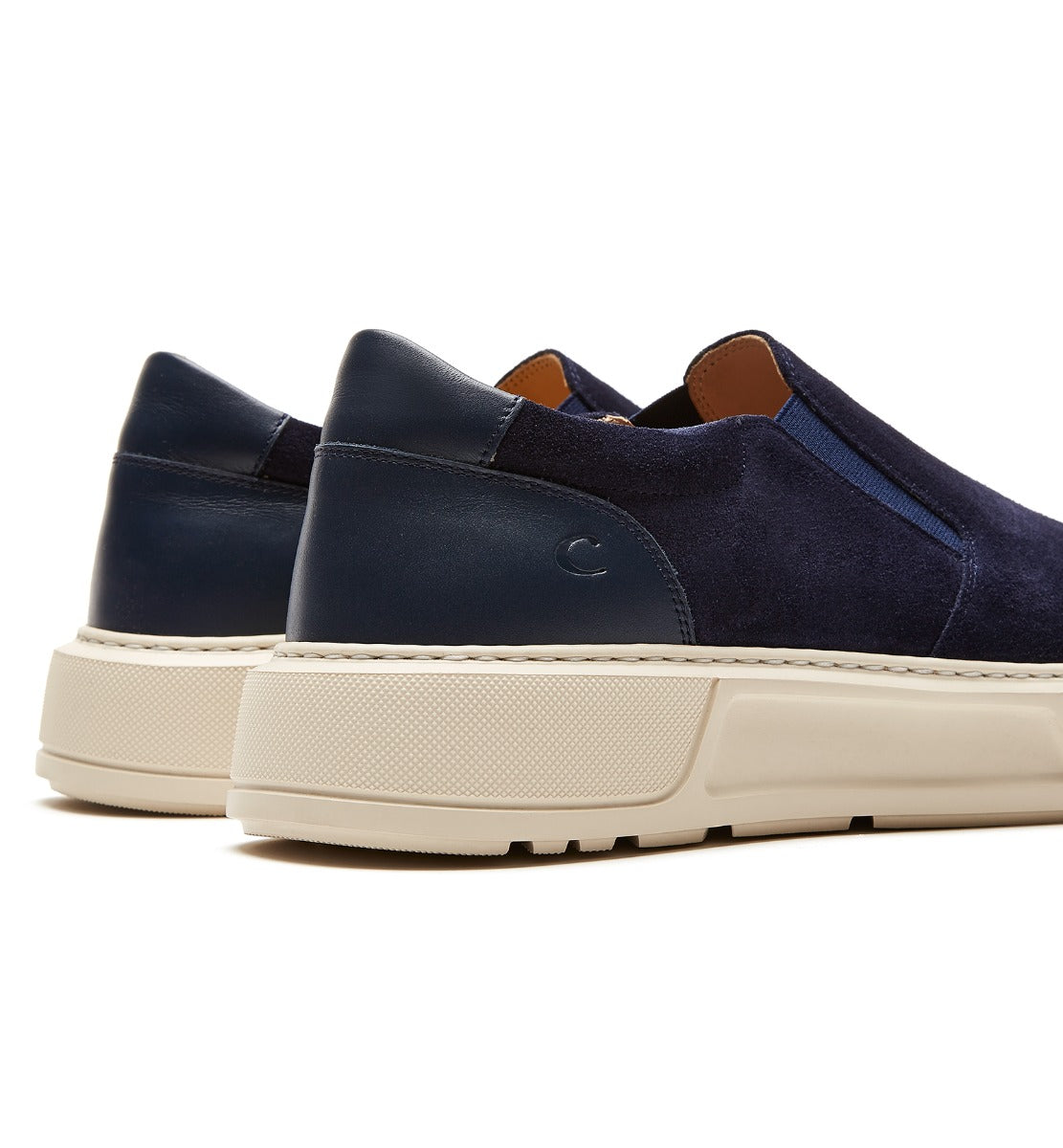 KARL MEN'S SUEDE SLIP-ON SNEAKER