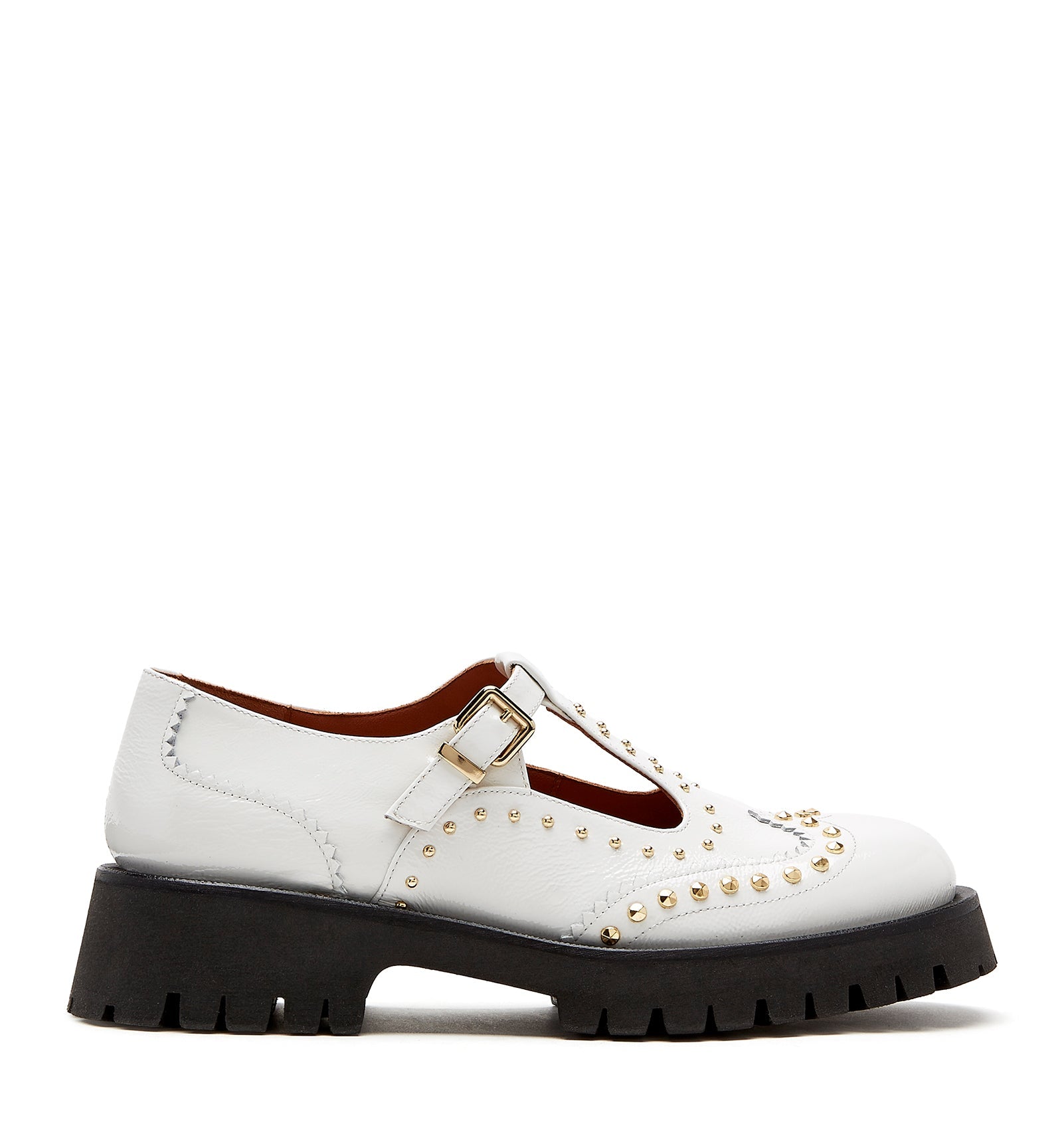 KENZIE CRINKLE LEATHER MARY JANE LOAFER - La Canadienne