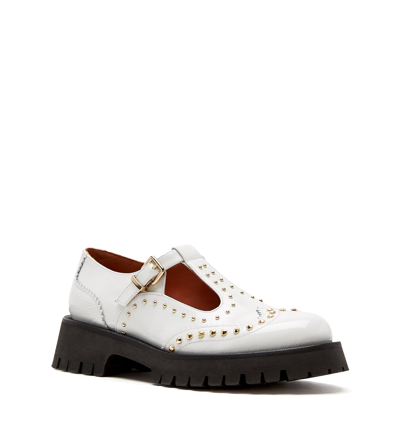 KENZIE CRINKLE LEATHER MARY JANE LOAFER - La Canadienne