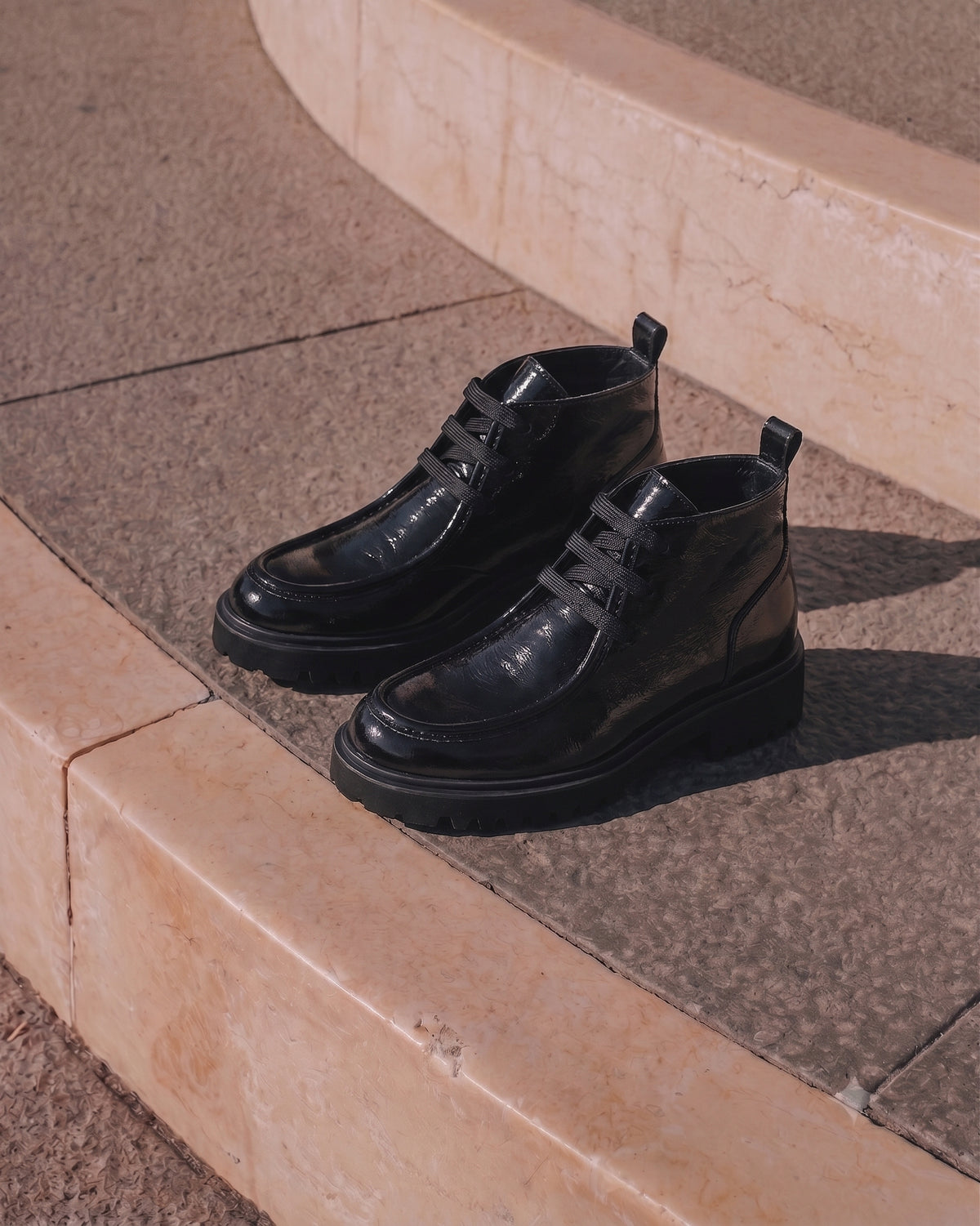 KIND CRUSHED LEATHER BOOTIE — Item 6 of 6