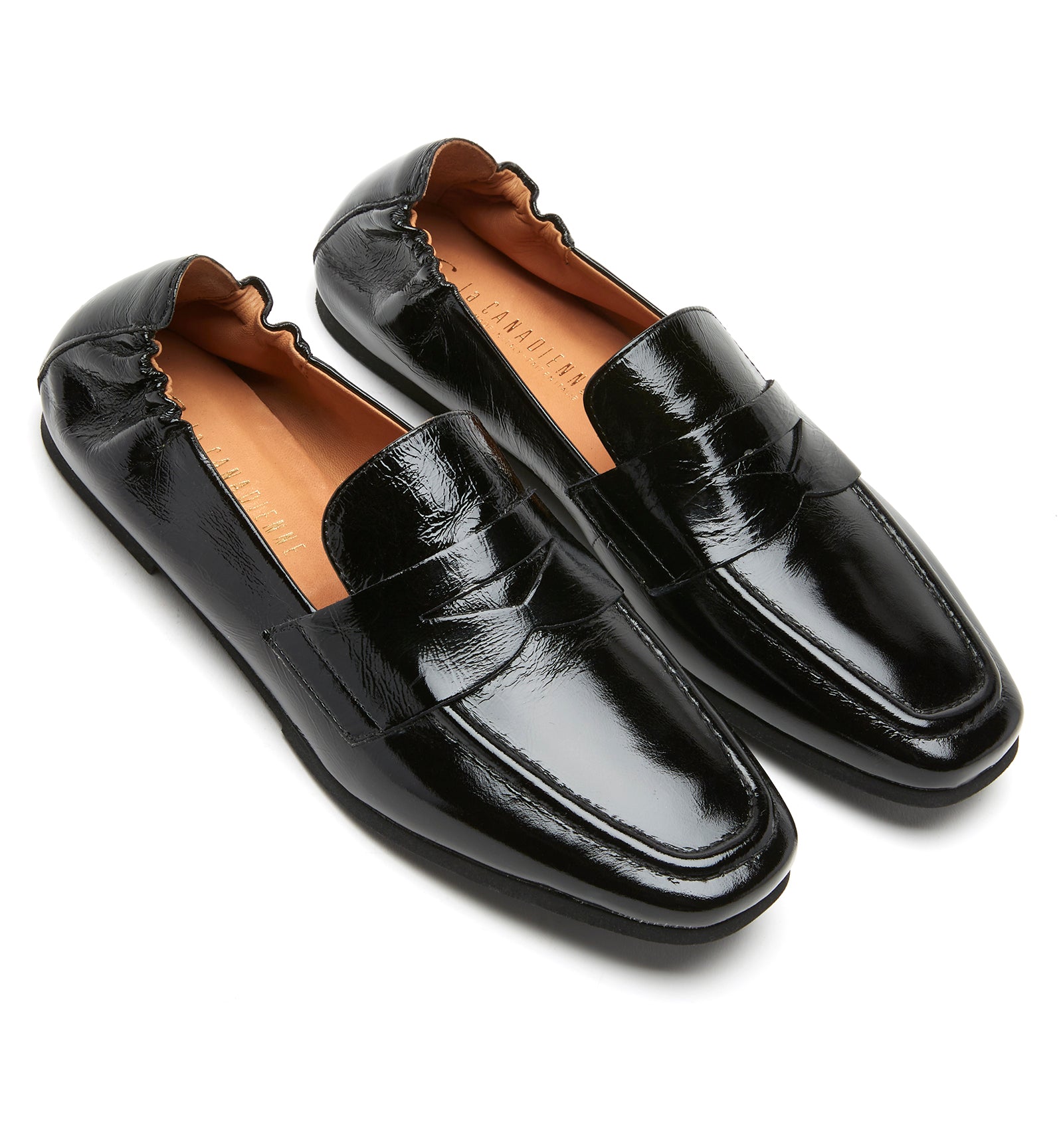 KITSON  MOCASSIN EN CUIR EFFET FROISSÉ
