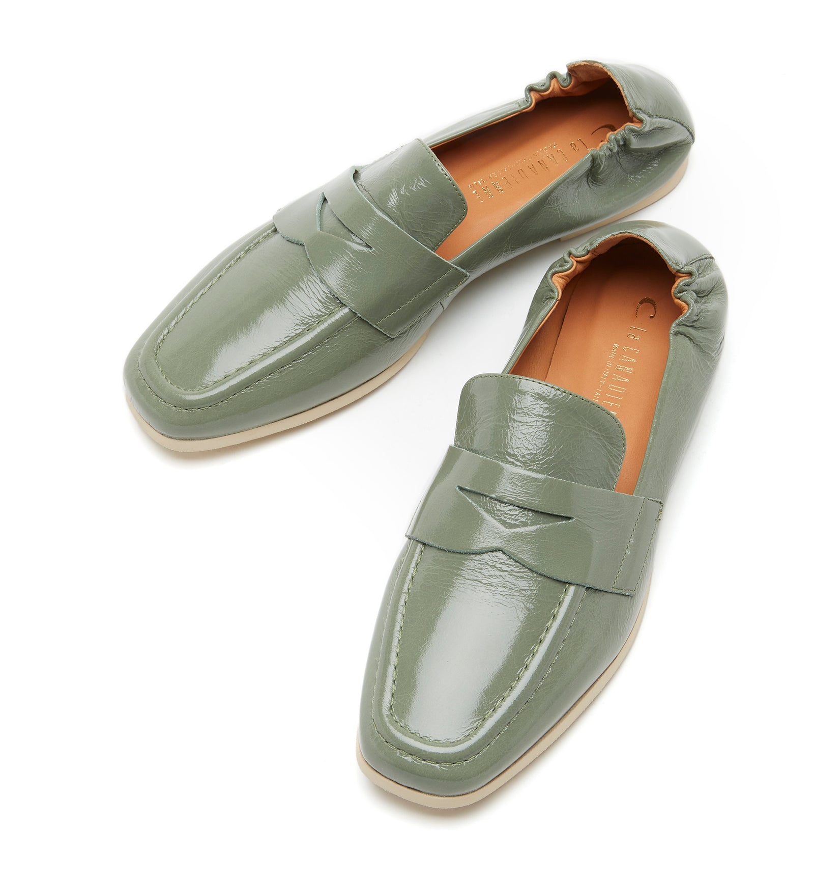 KITSON  MOCASSIN EN CUIR EFFET FROISSÉ