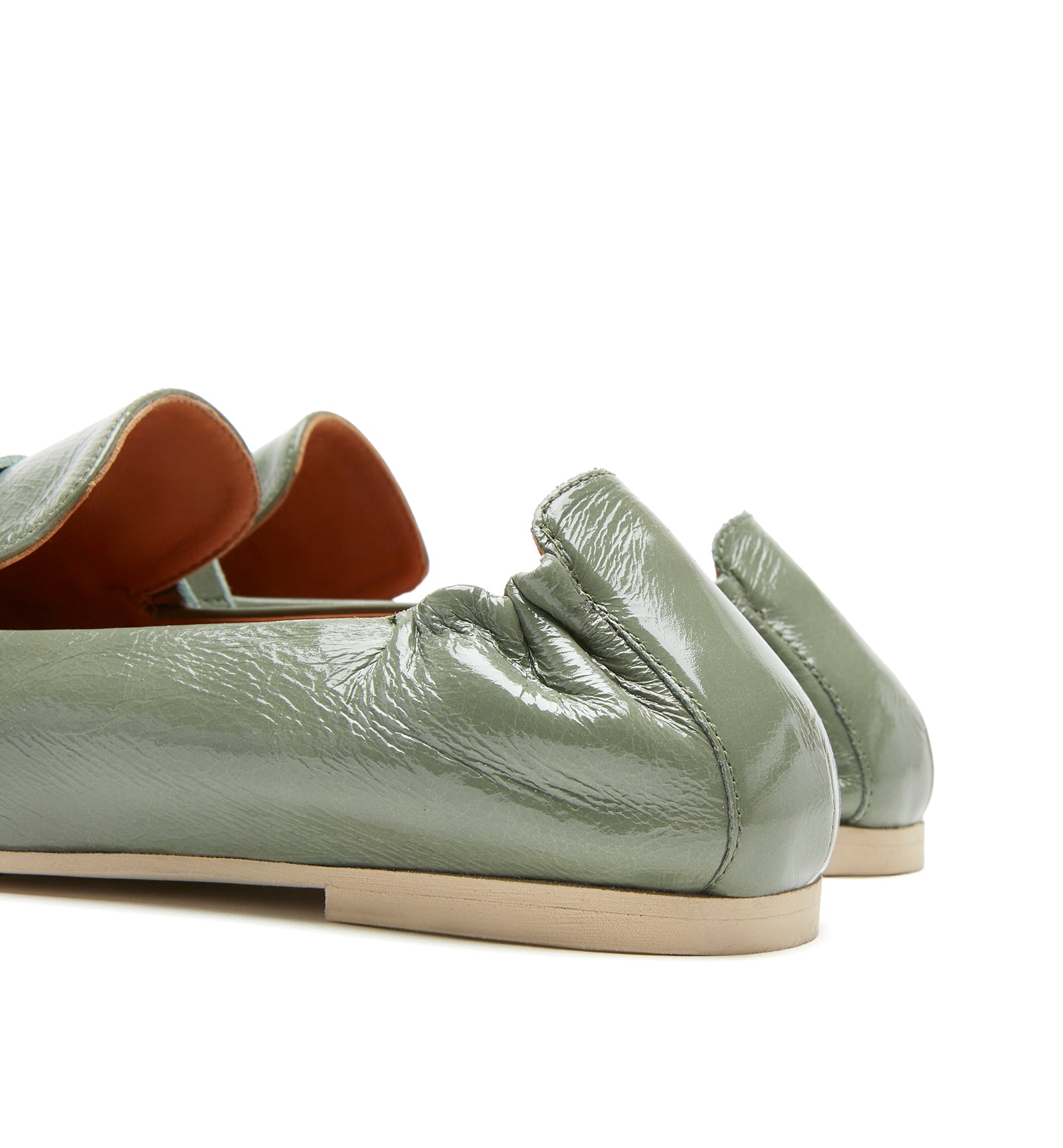 KITSON  MOCASSIN EN CUIR EFFET FROISSÉ