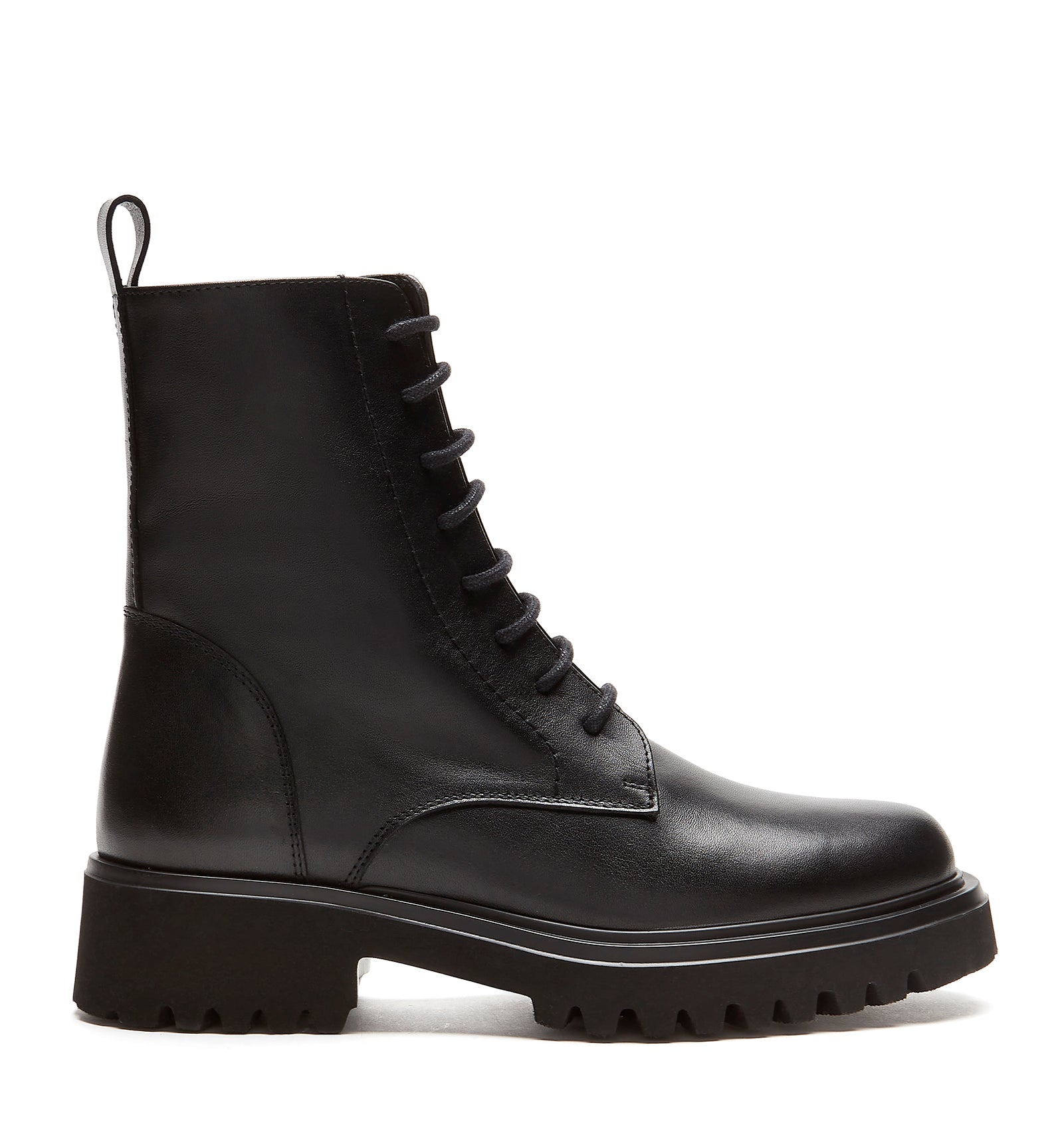 KNOWLEDGE LEATHER LACE UP BOOT