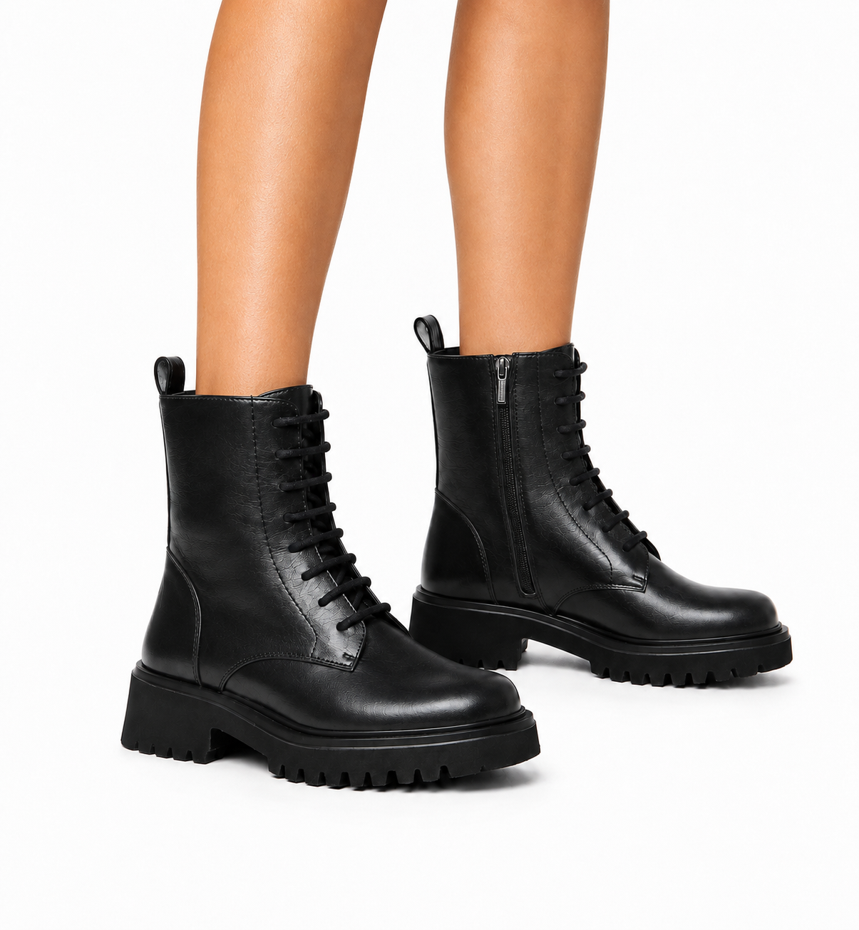 KNOWLEDGE LEATHER LACE UP BOOT — Item 6 of 6