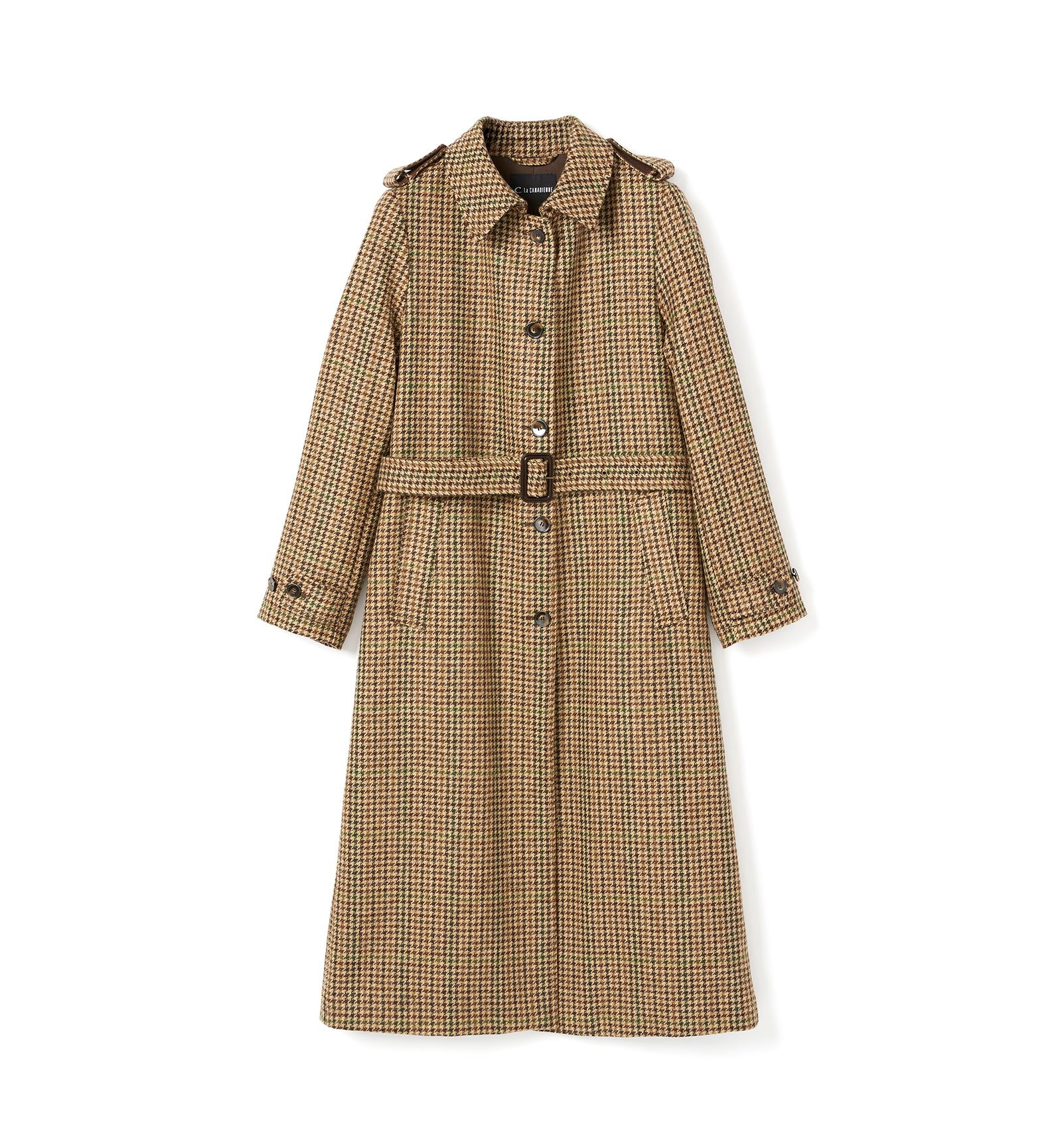 LAIKEN WOOL HOUNDSTOOTH COAT — Item 1 of 9