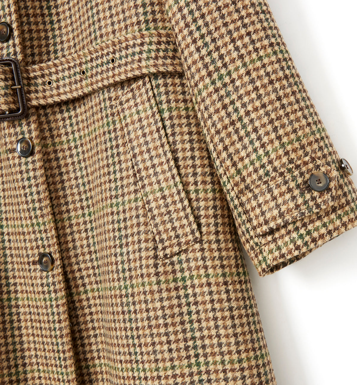 LAIKEN WOOL HOUNDSTOOTH COAT — Item 6 of 9