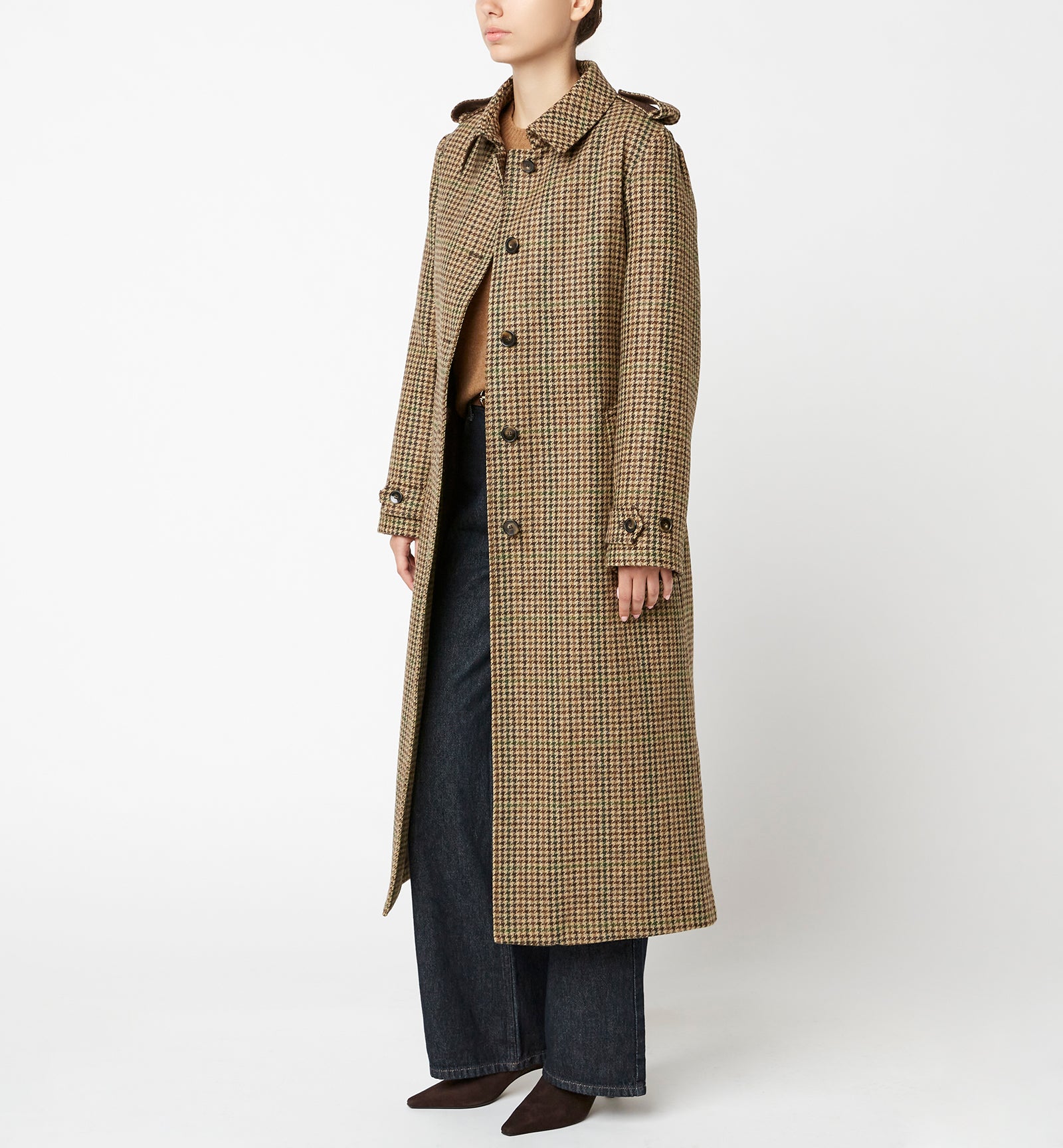 LAIKEN WOOL HOUNDSTOOTH COAT — Item 8 of 9