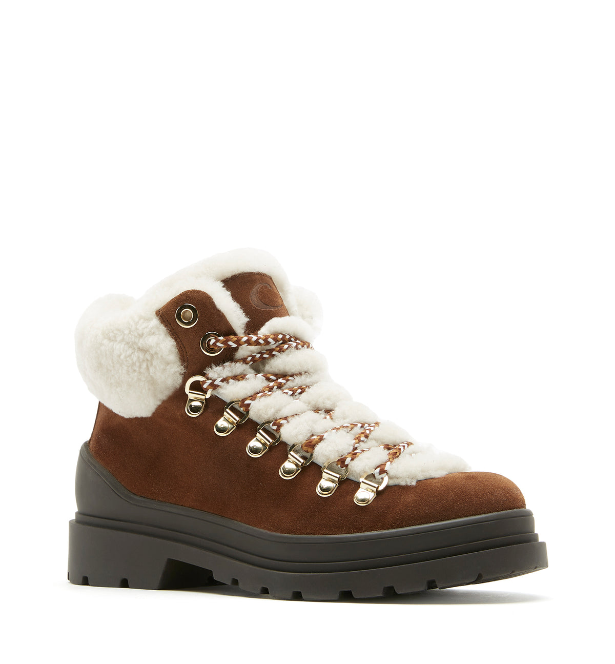 LAUGH SHEARLING LINED SUEDE BOOTIE — Item 8 of 18