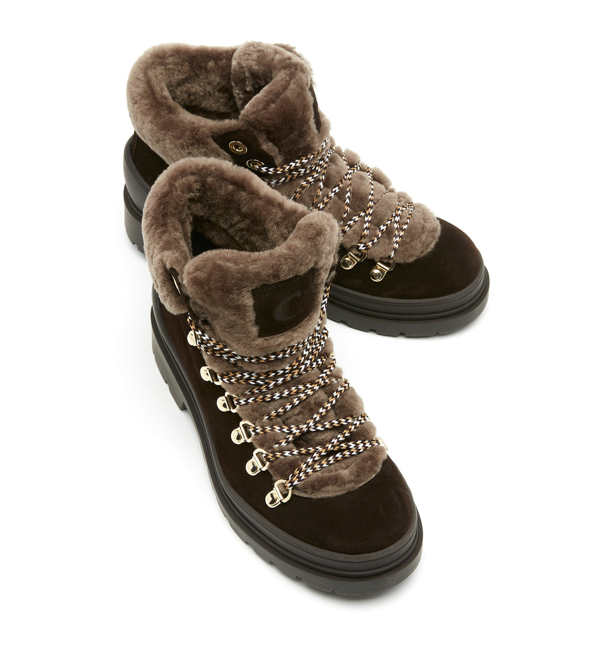LAUGH SHEARLING LINED SUEDE BOOTIE — Item 15 of 18