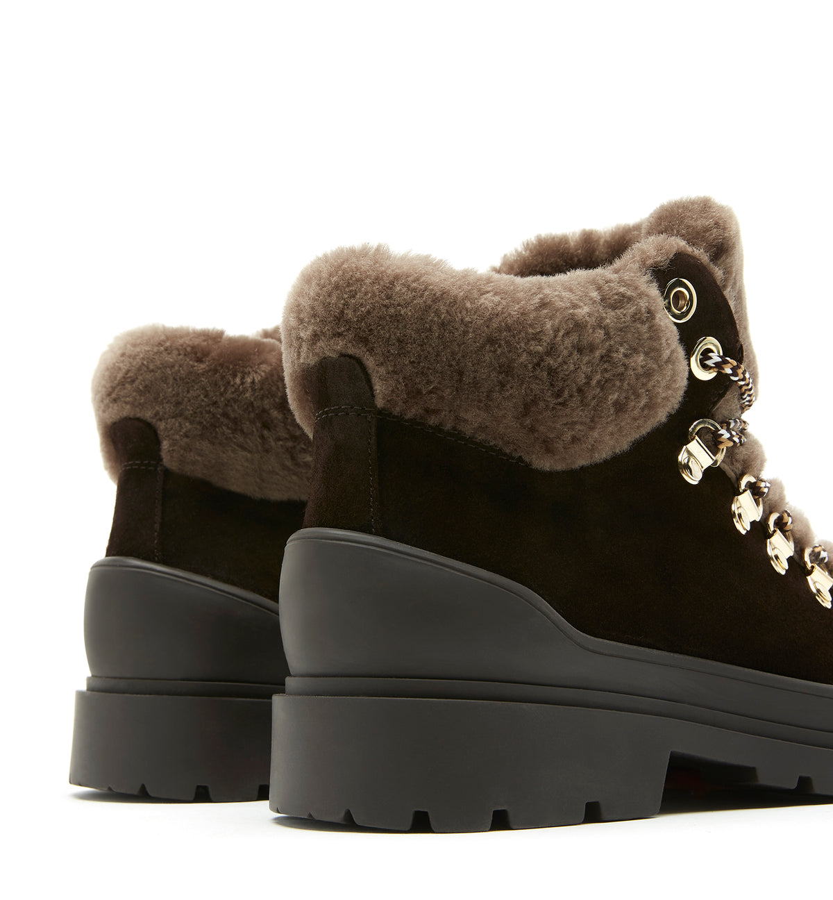 LAUGH SHEARLING LINED SUEDE BOOTIE — Item 16 of 18