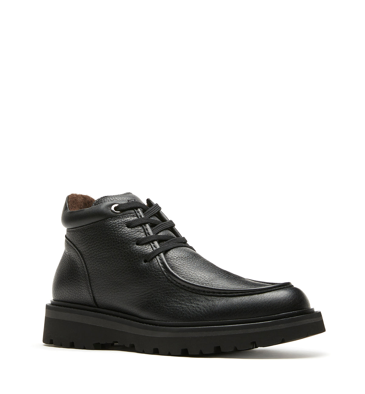 LESS BOTTE EN CUIR GRAINÉ POUR HOMMES