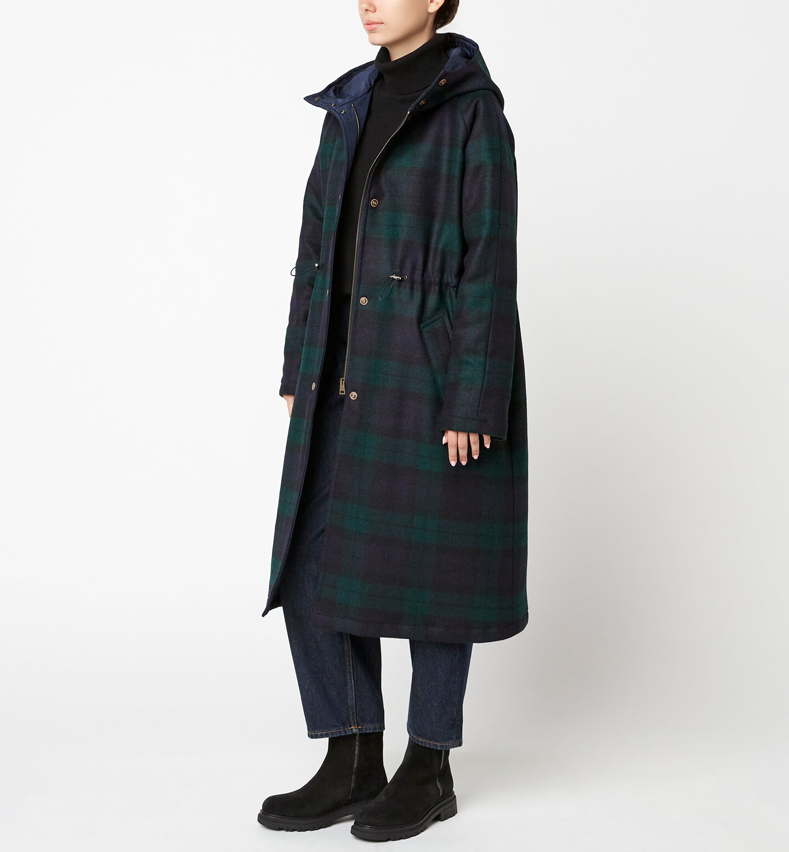LIBBY WOOL TARTAN COAT — Item 7 of 9