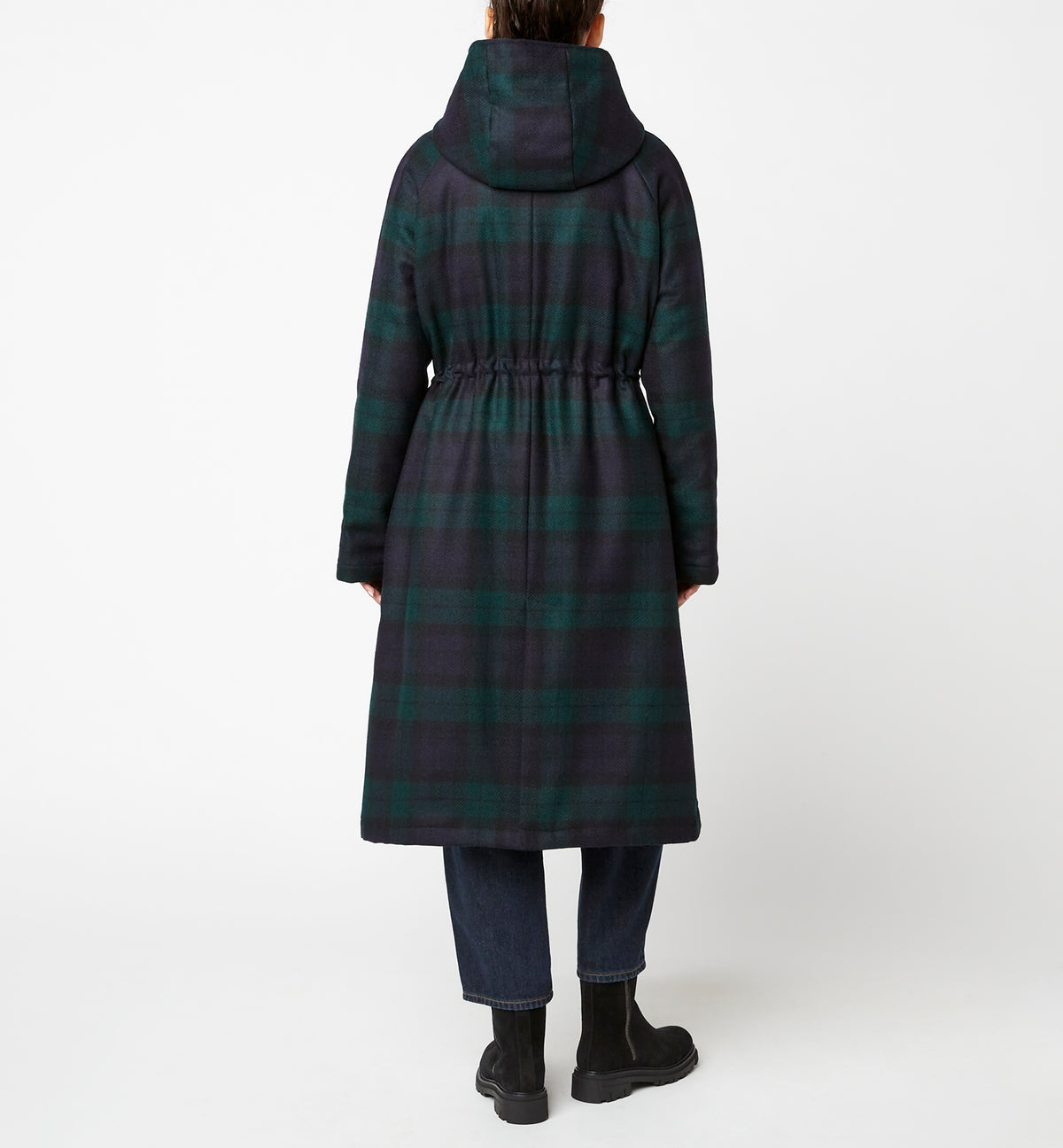 LIBBY WOOL TARTAN COAT — Item 8 of 9
