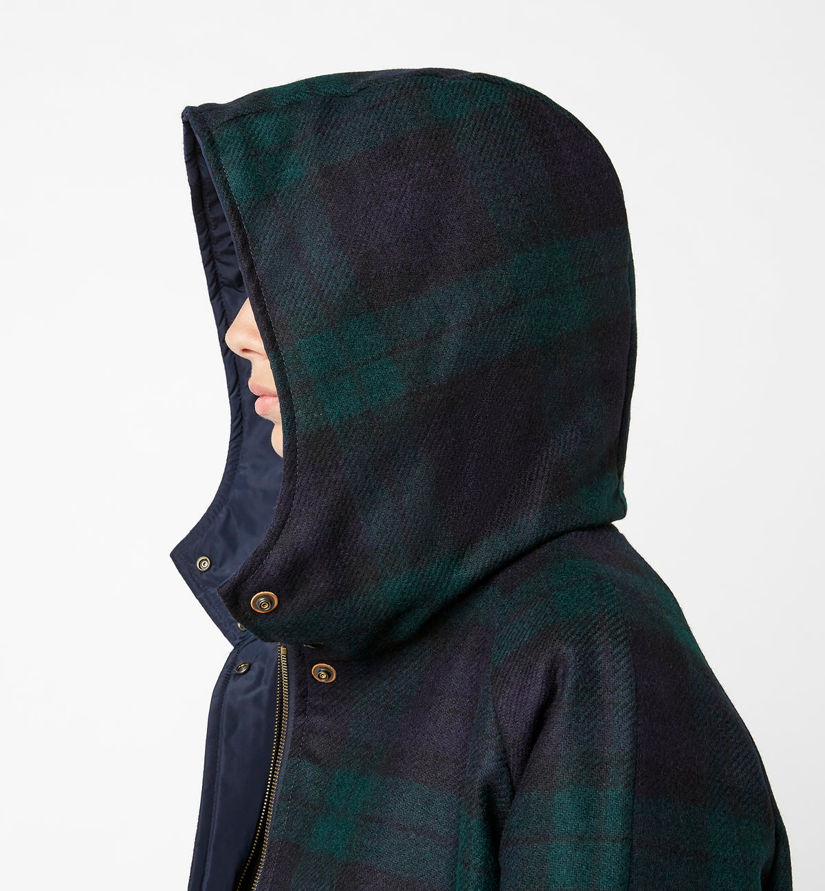 LIBBY WOOL TARTAN COAT — Item 9 of 9