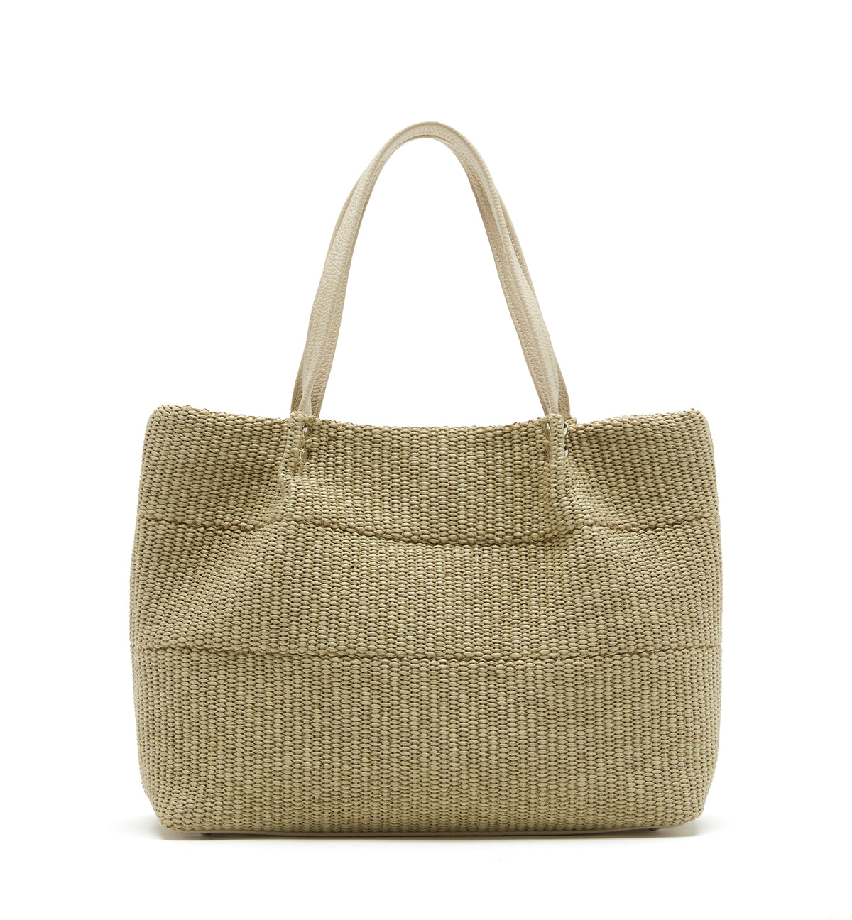 LIGHT RAFFIA TOTE BAG