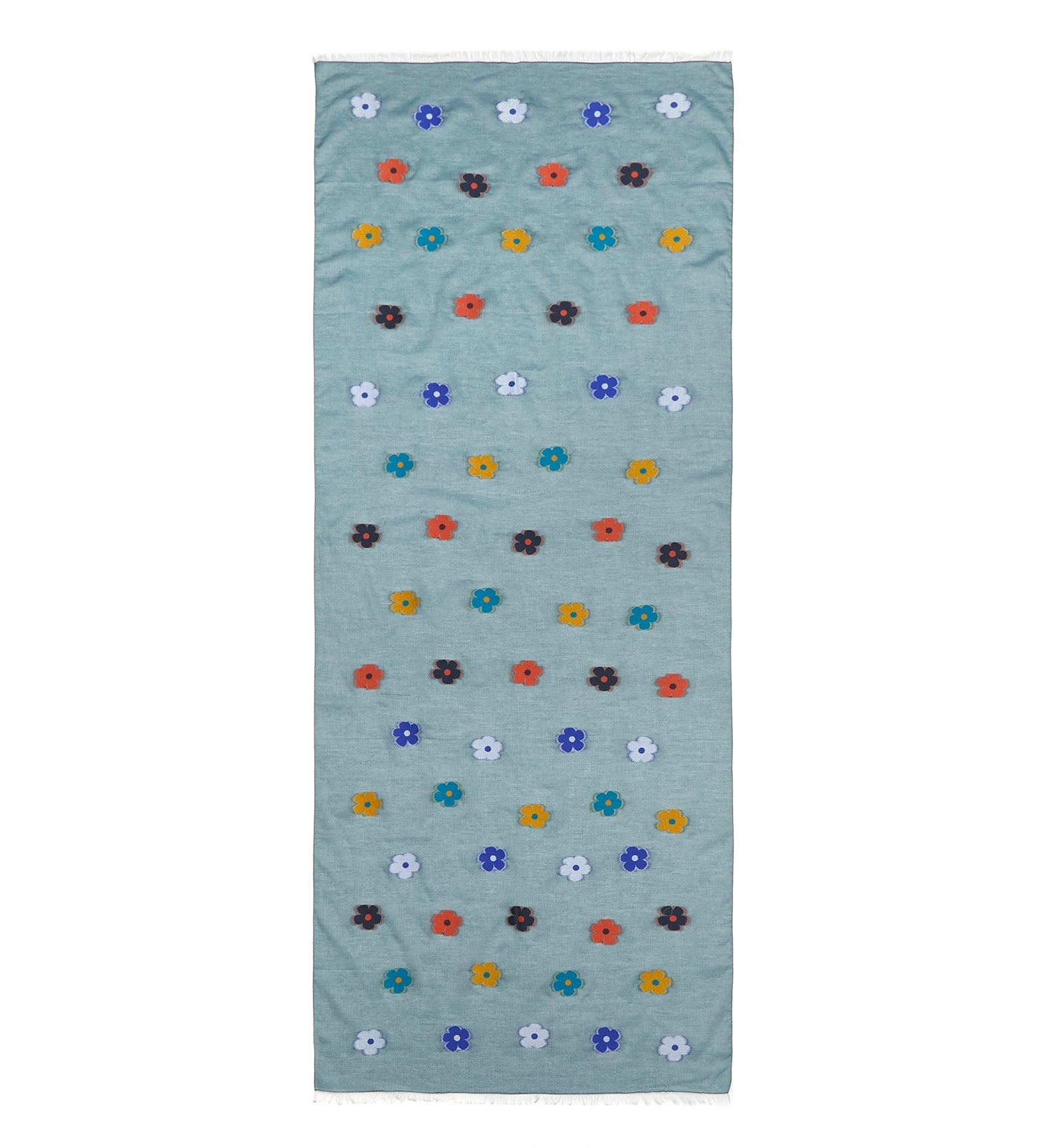 LINGO FLORAL DOT PATTERN SCARF - La Canadienne