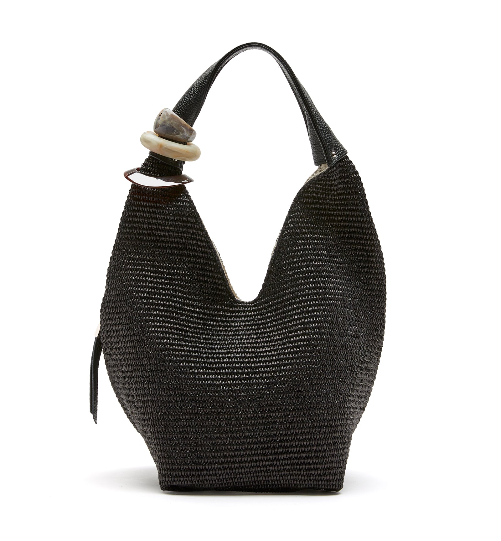 LOVIE RAFFIA TOTE BAG
