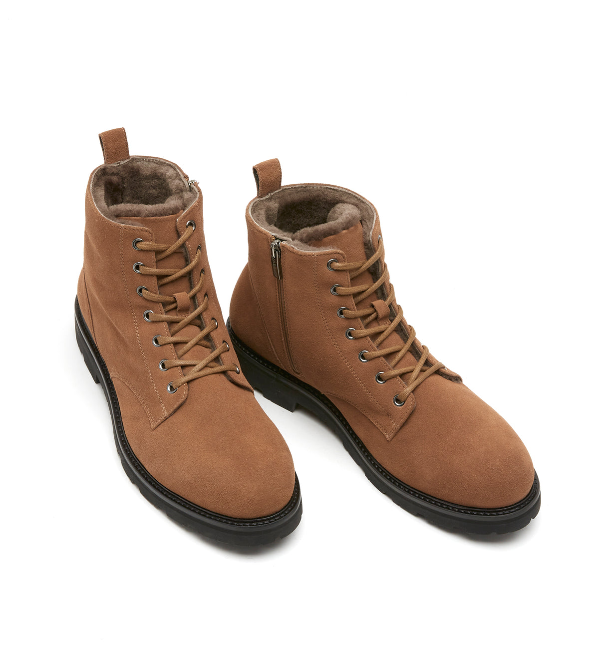 LUX BOTTE EN SUÈDE DOUBLÉE EN MOUTON — Elément 3 de 10