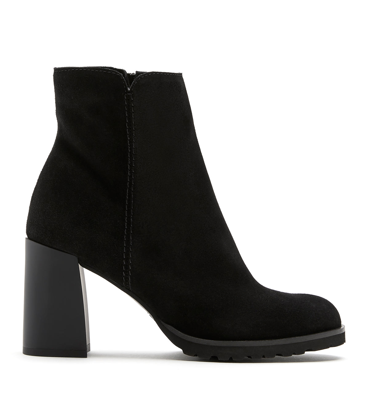 MAGGIE SUEDE HEEL BOOTIE