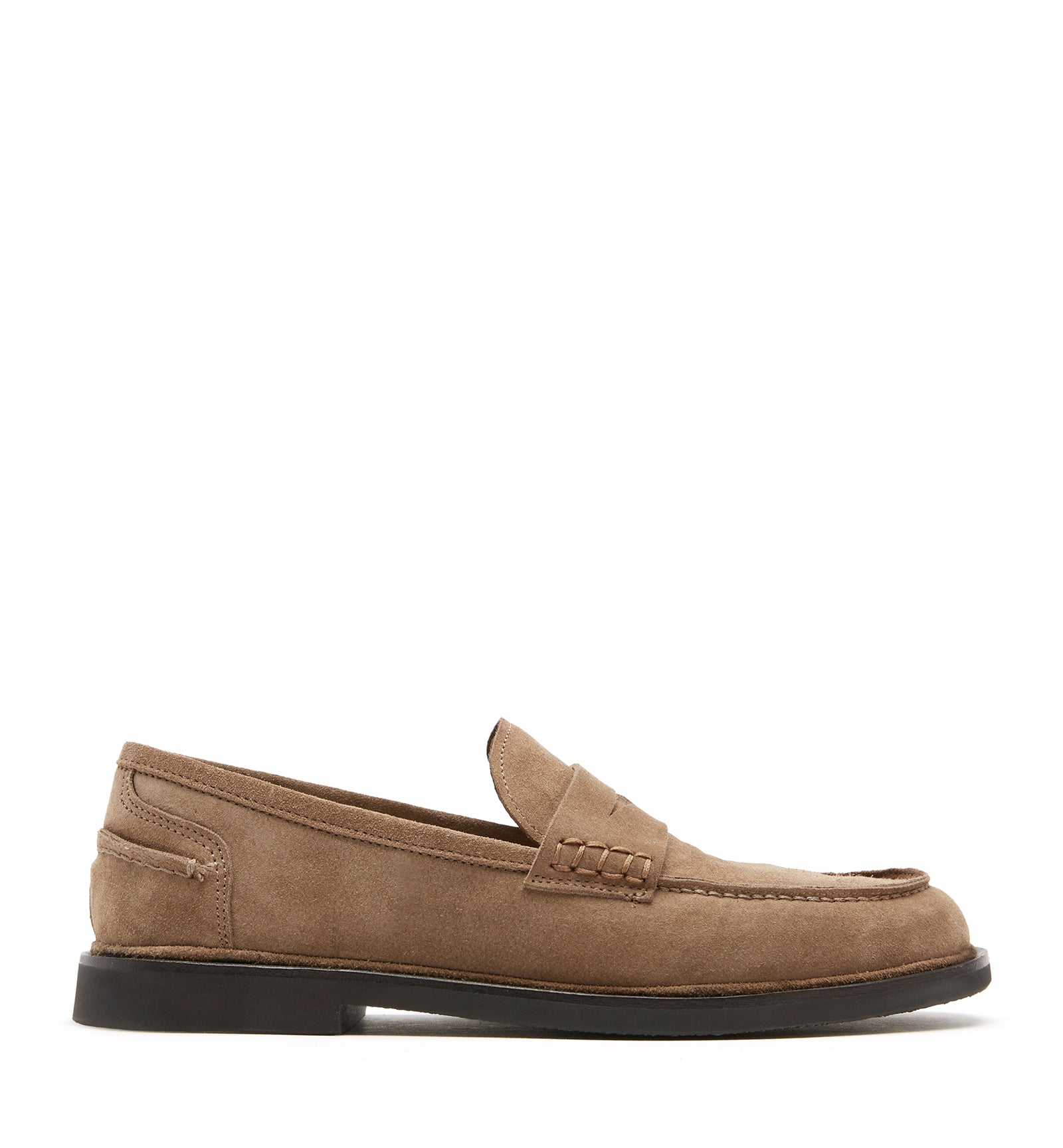 MAGNETIC MOCASSIN EN SUÈDE DOUBLÉ EN MOUTON