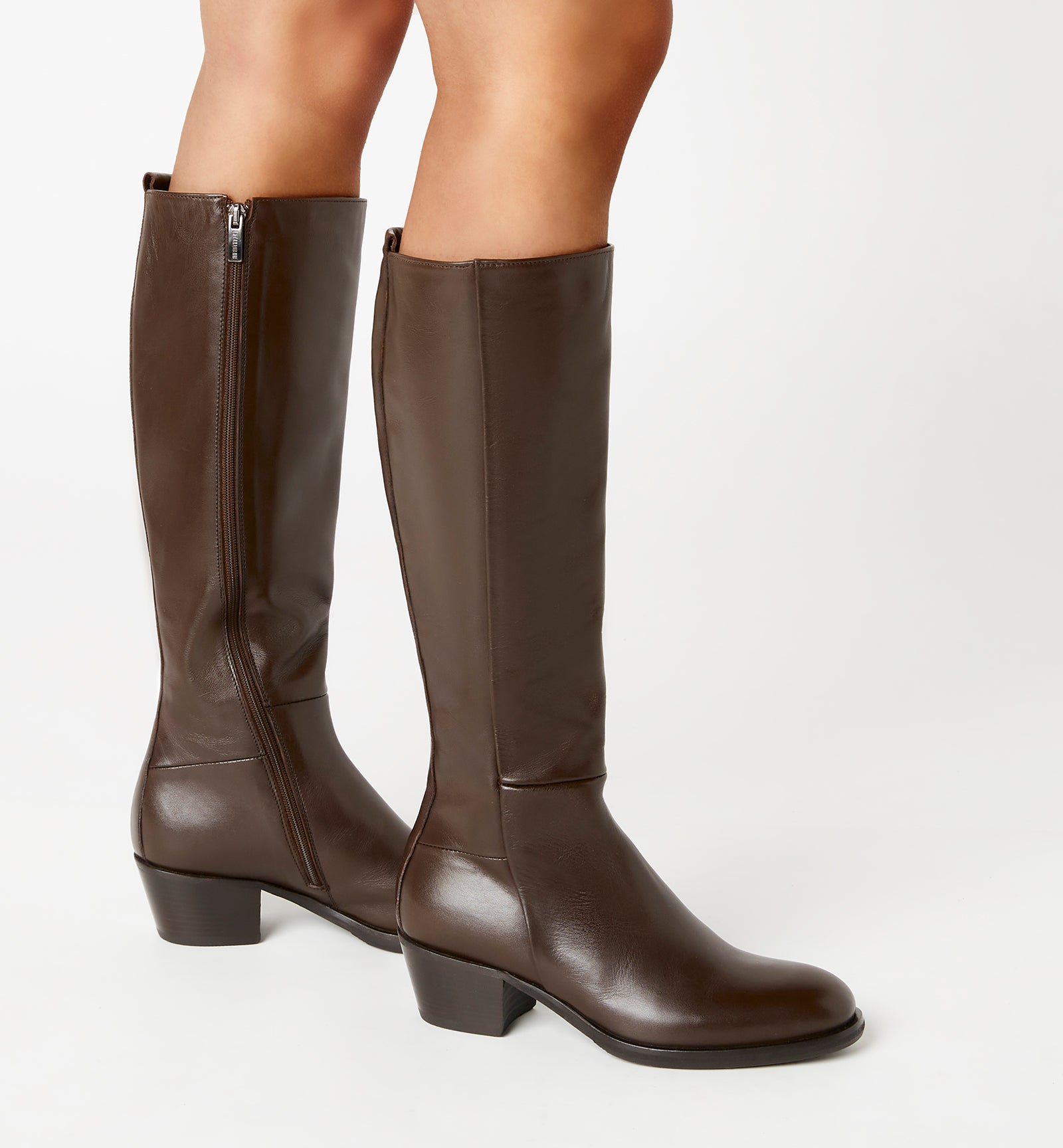 MARLENA BOTTE EN CUIR