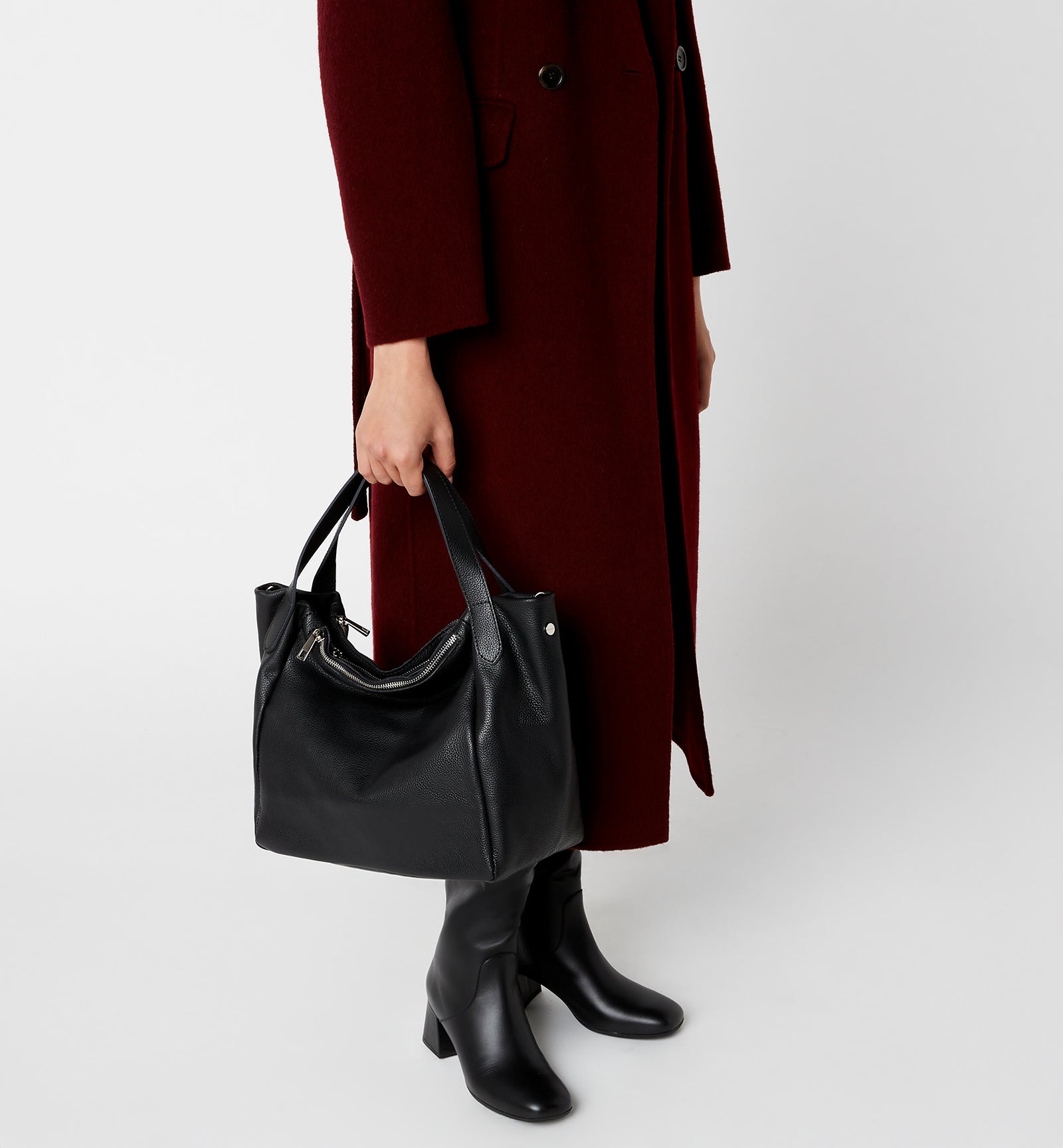 MATTEO LEATHER TOTE BAG