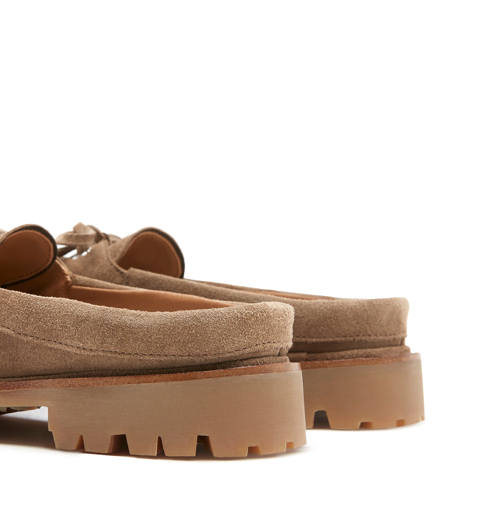 MINDFUL SHEARLING LINED SUEDE MULE