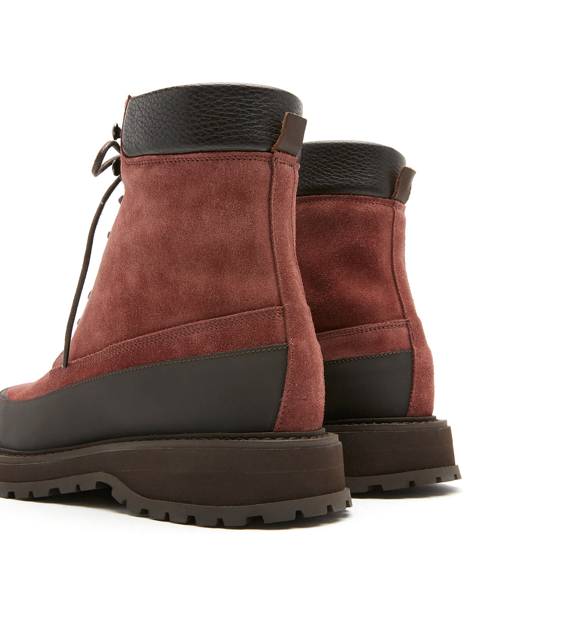 MONTANA SHEARLING LINED SUEDE HIKER BOOTIE - La Canadienne