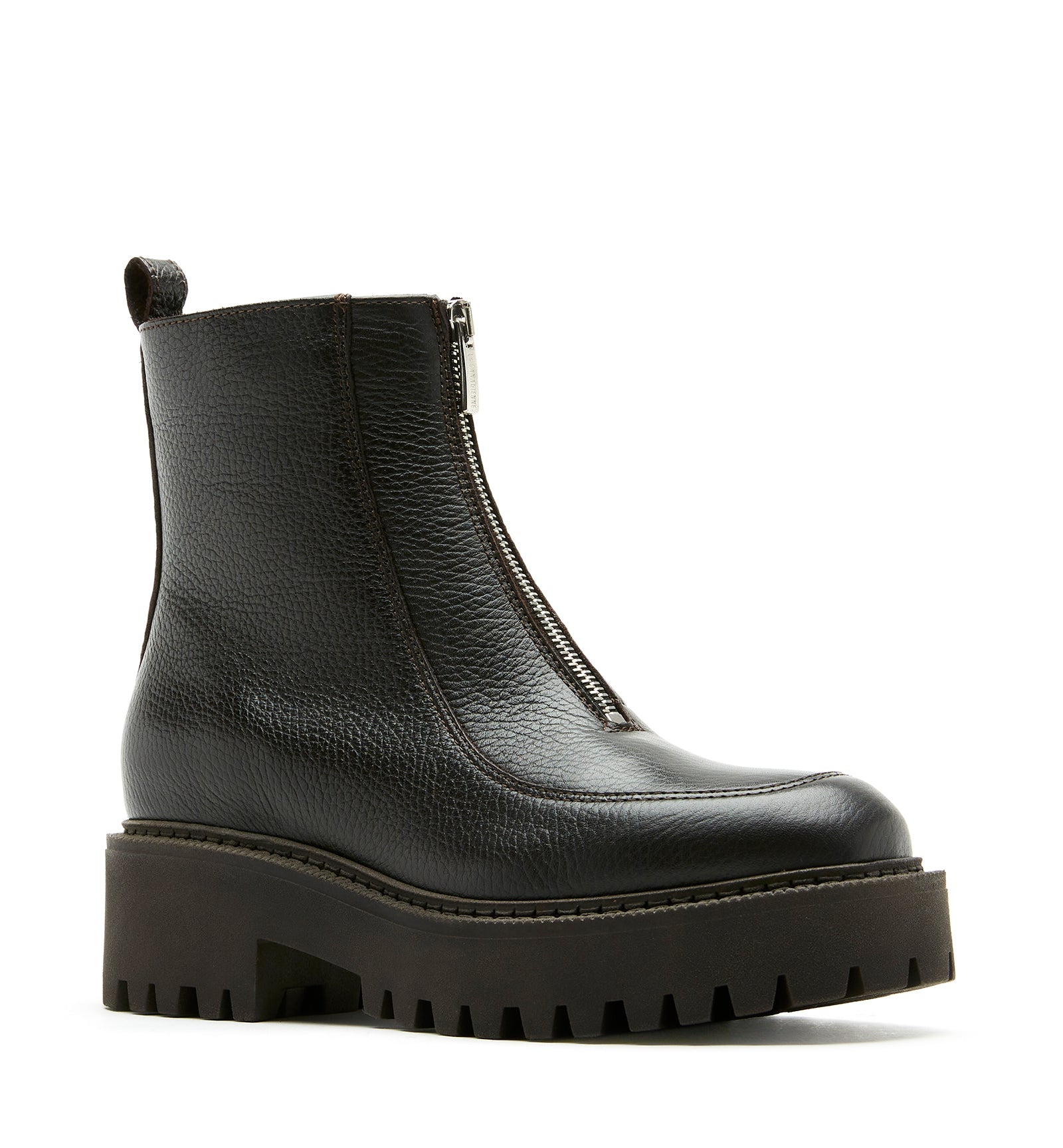 NASH PEBBLED LEATHER BOOTIE - La Canadienne
