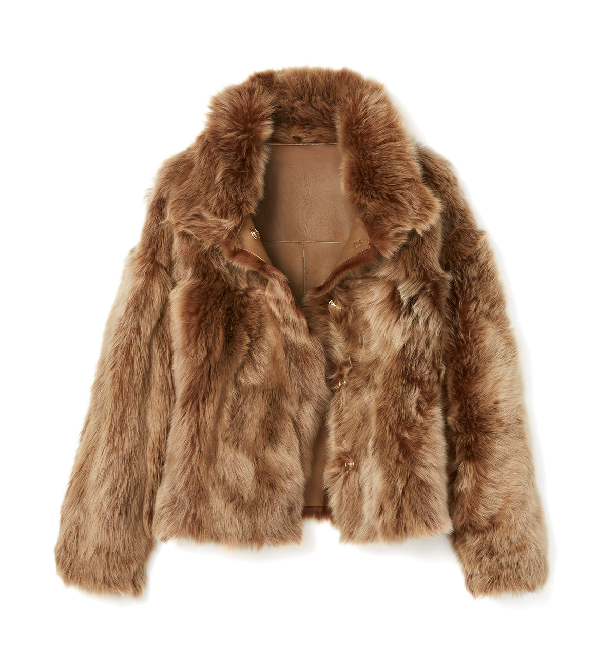 NEENA REVERSIBLE SHEARLING SHORT COAT - La Canadienne