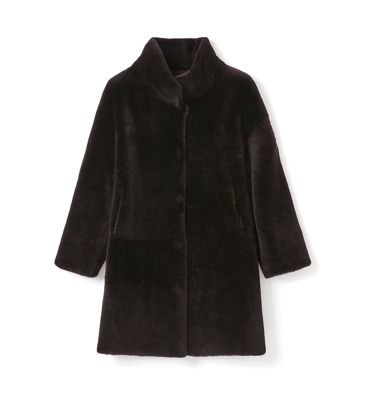 NERO MANTEAU LONG RÉVERSIBLE EN MOUTON — Elément 3 de 34