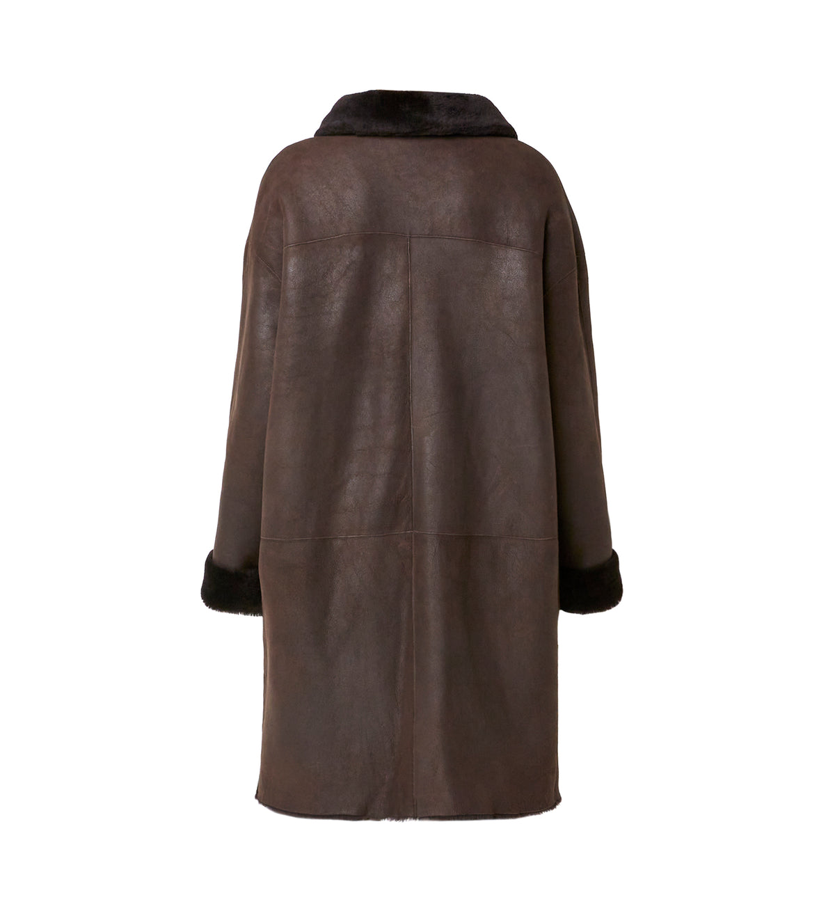 NERO MANTEAU LONG RÉVERSIBLE EN MOUTON — Elément 7 de 34