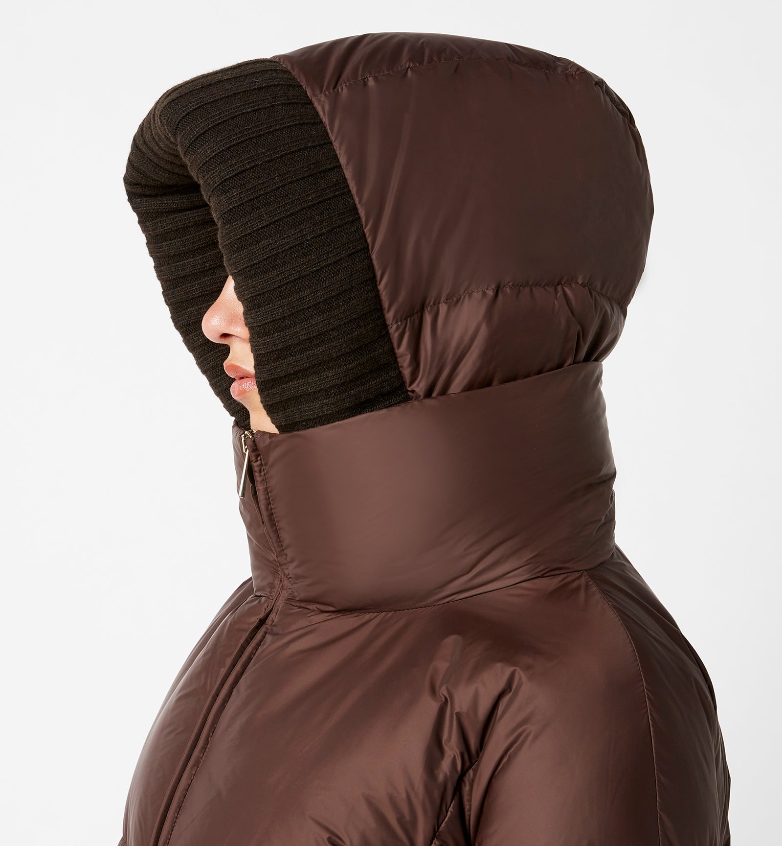 NYX HOODED SHORT PUFFER COAT