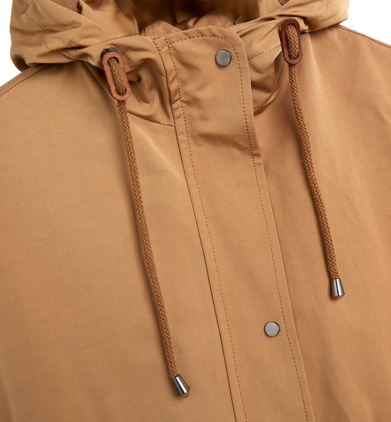 La Canadienne Float Hooded Anorak Jacket Beige 48