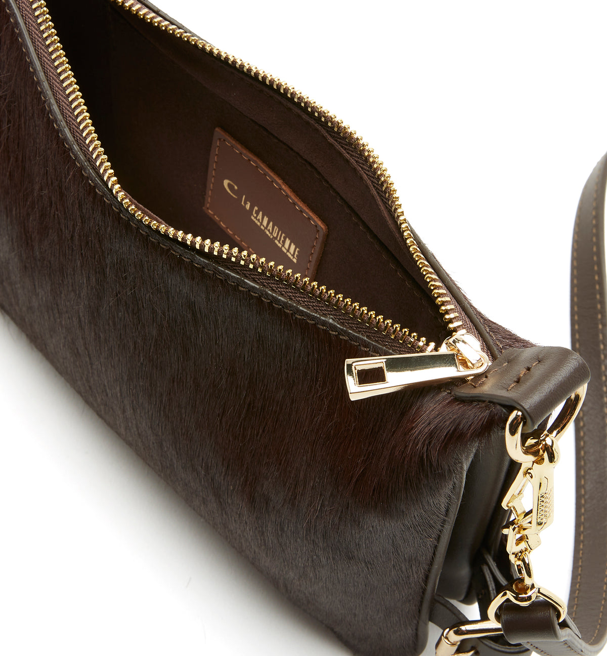 PACINI SAC MESSAGER EN CUIR POILU — Elément 5 de 6