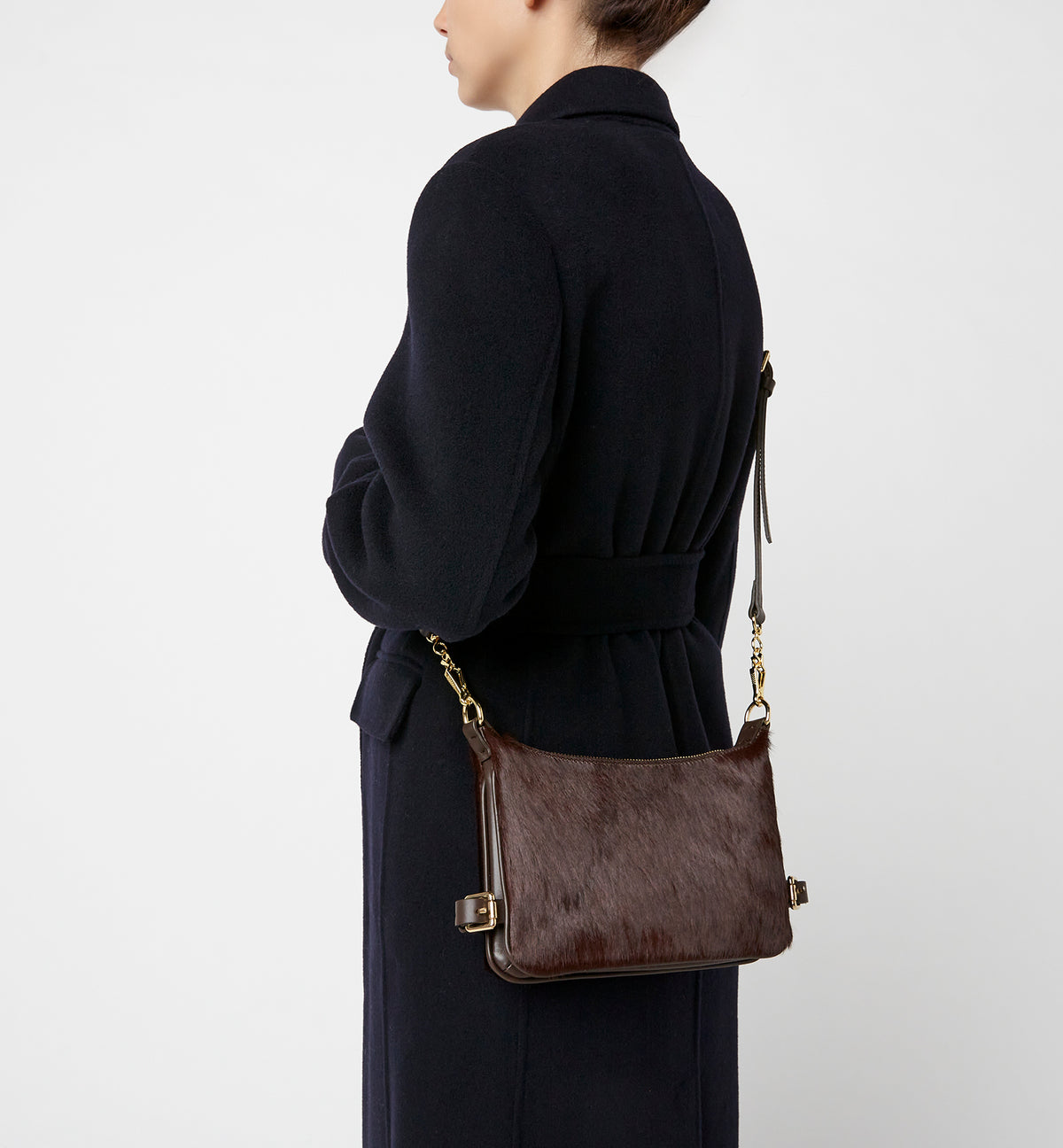PACINI SAC MESSAGER EN CUIR POILU — Elément 6 de 6