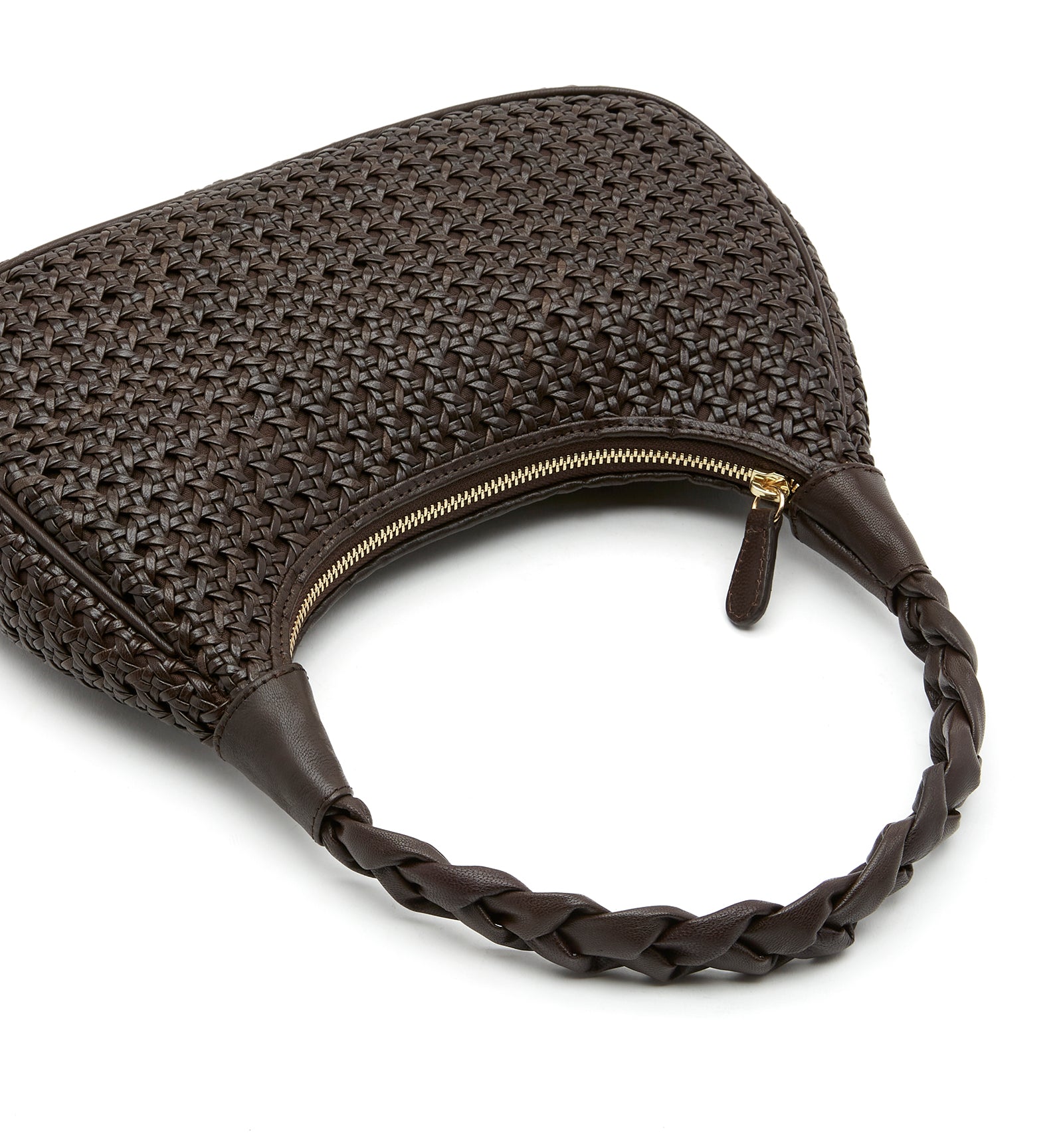 PATTI SAC À BANDOULIÈRE EN CUIR TRESSÉ